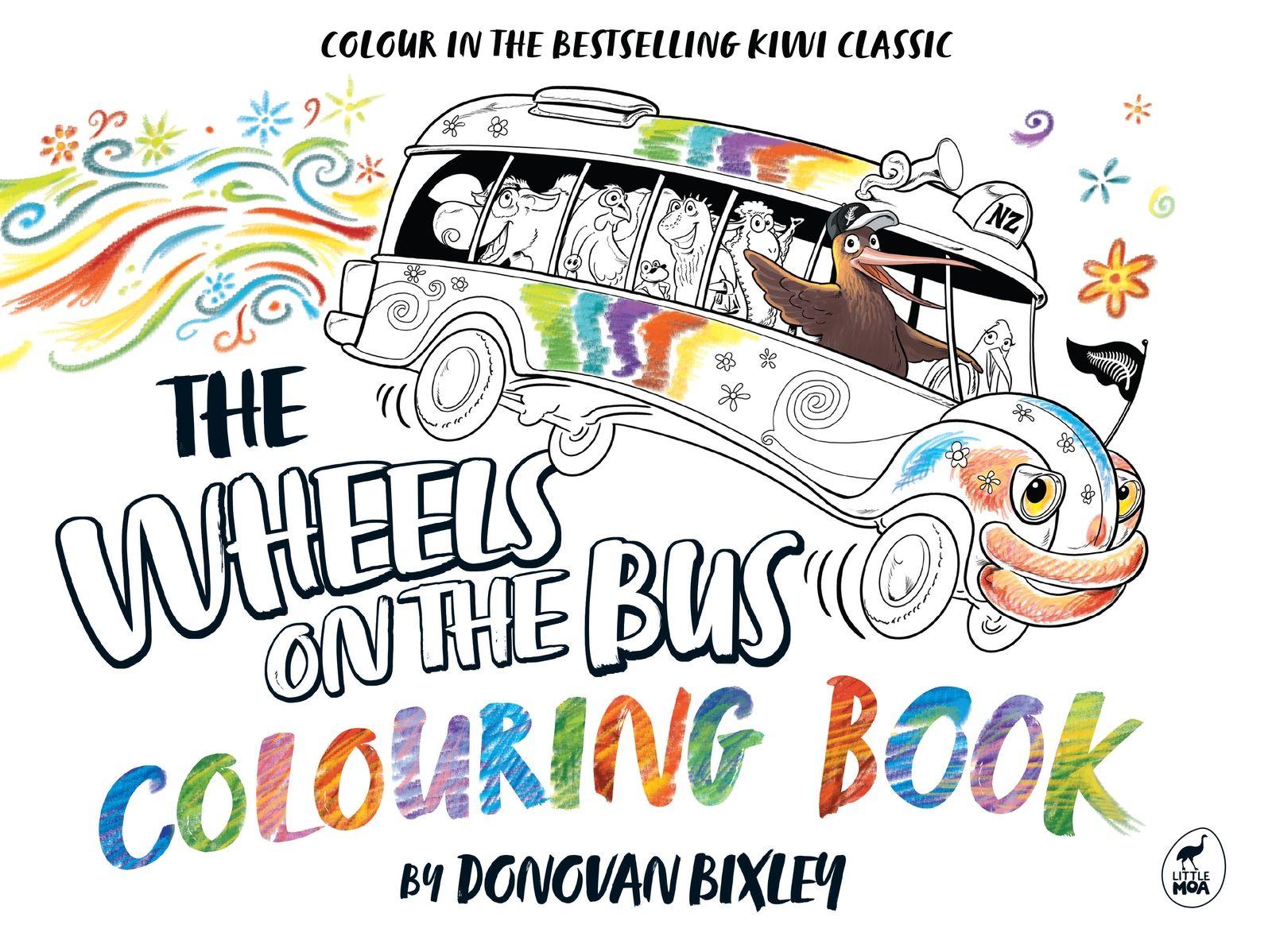 Vorderes Coverbild The Wheels on the Bus Colouring Book