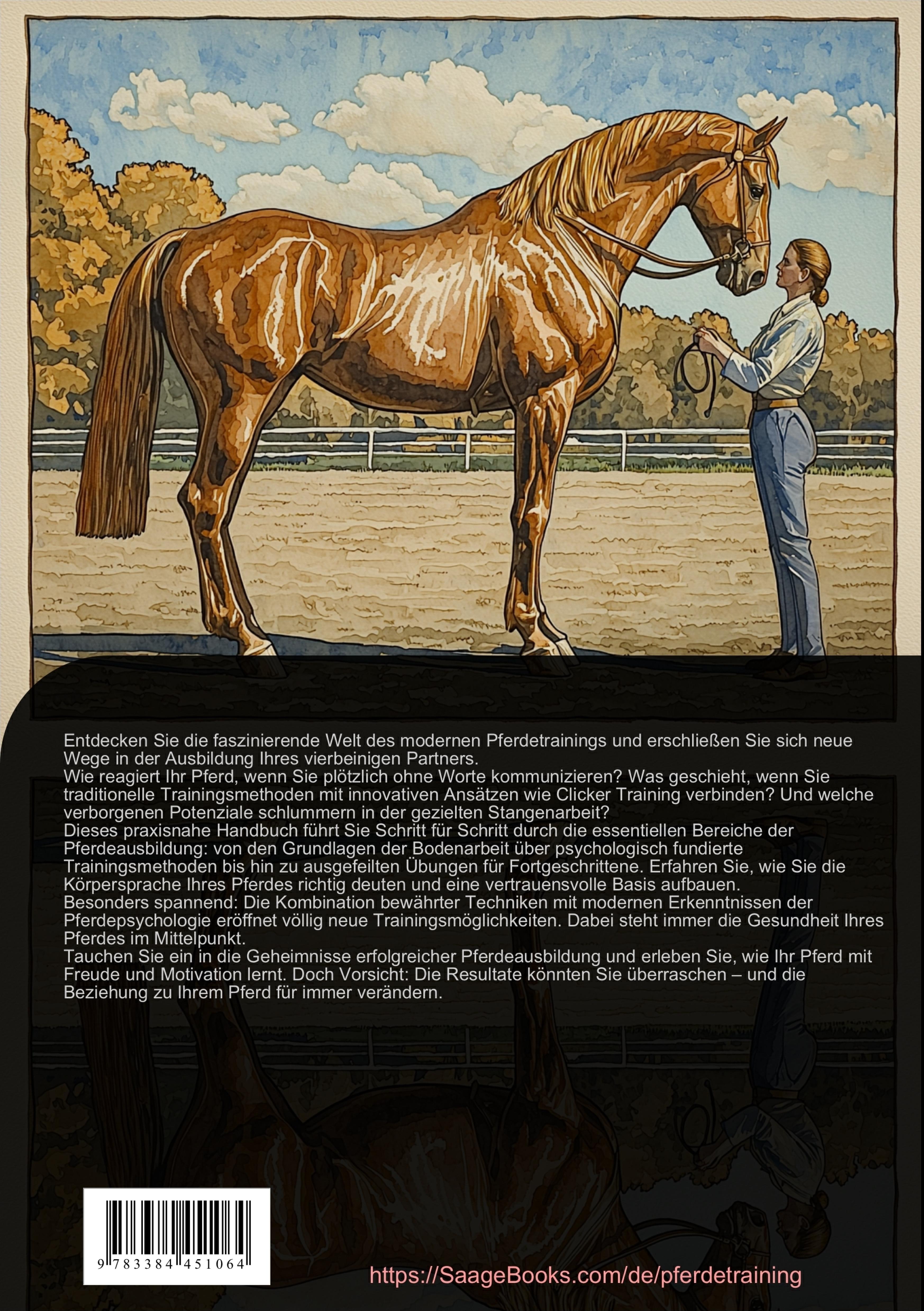 Rückseitencover Pferdetraining & Bodenarbeit: Das komplette Pferde Trainingsbuch für die Ausbildung