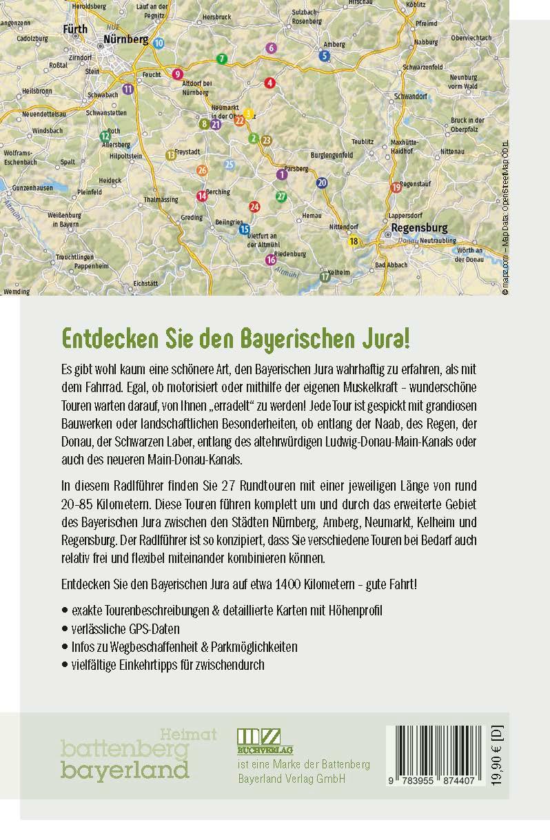 Rückseitencover Genussradeln Bayerischer Jura