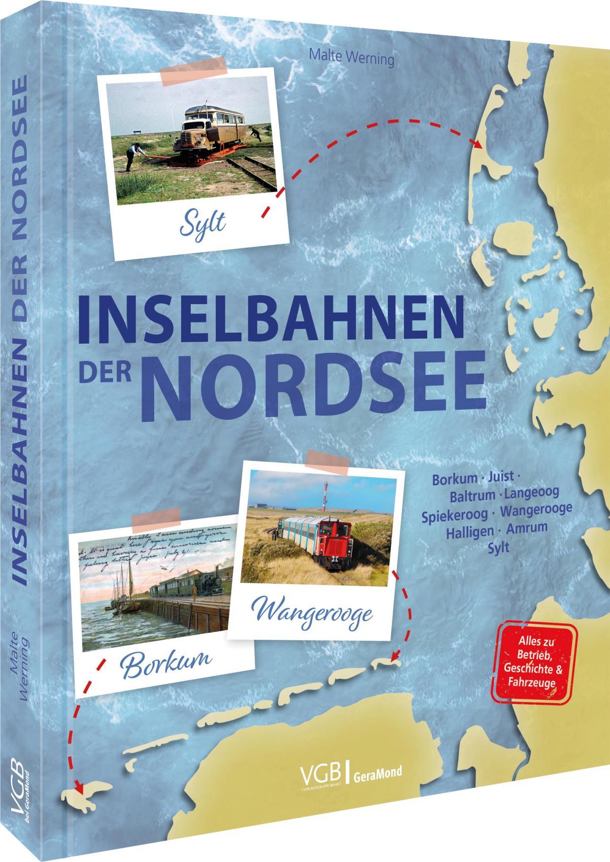 Vorderes Coverbild Inselbahnen der Nordsee