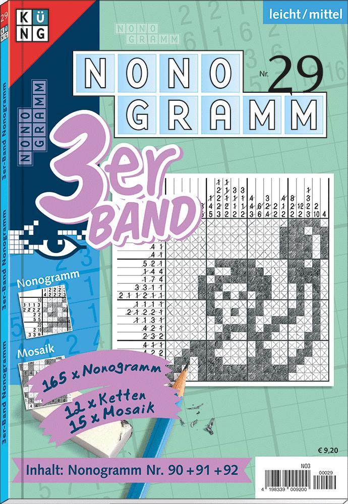 Vorderes Coverbild Nonogramm 3er-Band Nr. 29