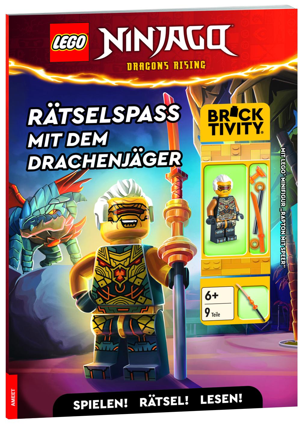 Vorderes Coverbild LEGO® NINJAGO® - Rätselspaß mit dem Drachenjäger