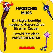 Beispielinhalt (Bild) LEGO® - ReCreate Karten - Ritter & Burgen