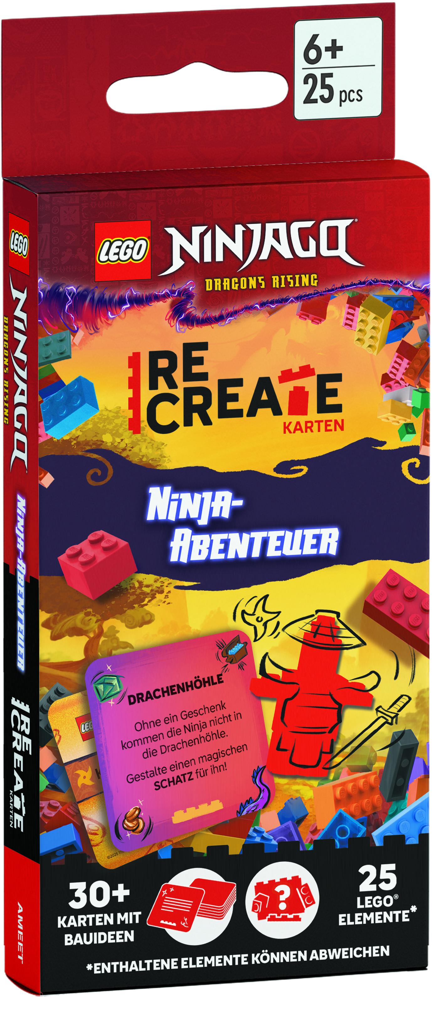 Vorderes Coverbild LEGO® - ReCreate Karten - Ninja-Abenteuer