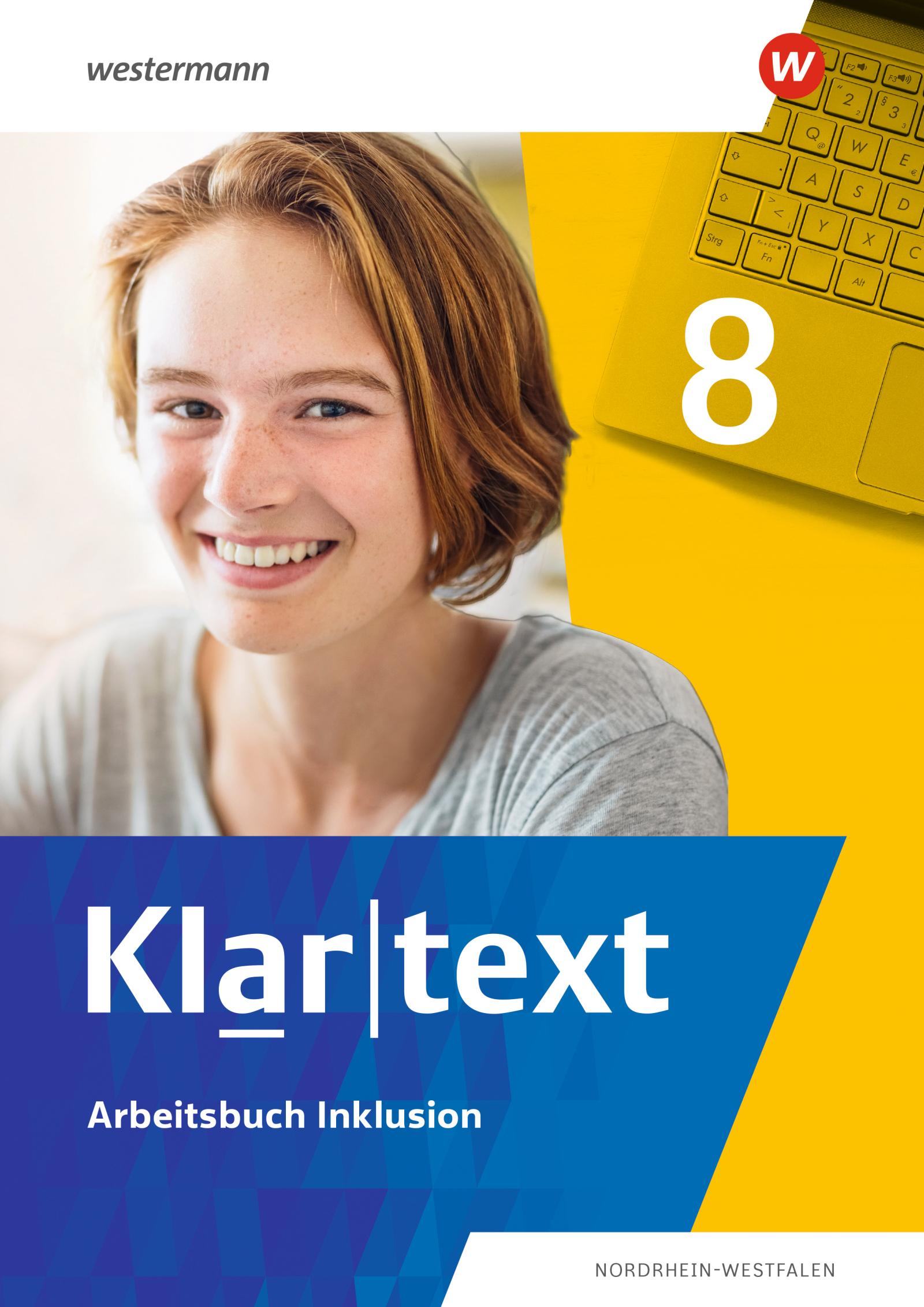 Vorderes Coverbild Klartext 8. Arbeitsbuch Inklusion. Differenzierende Ausgabe für Nordrhein-Westfalen