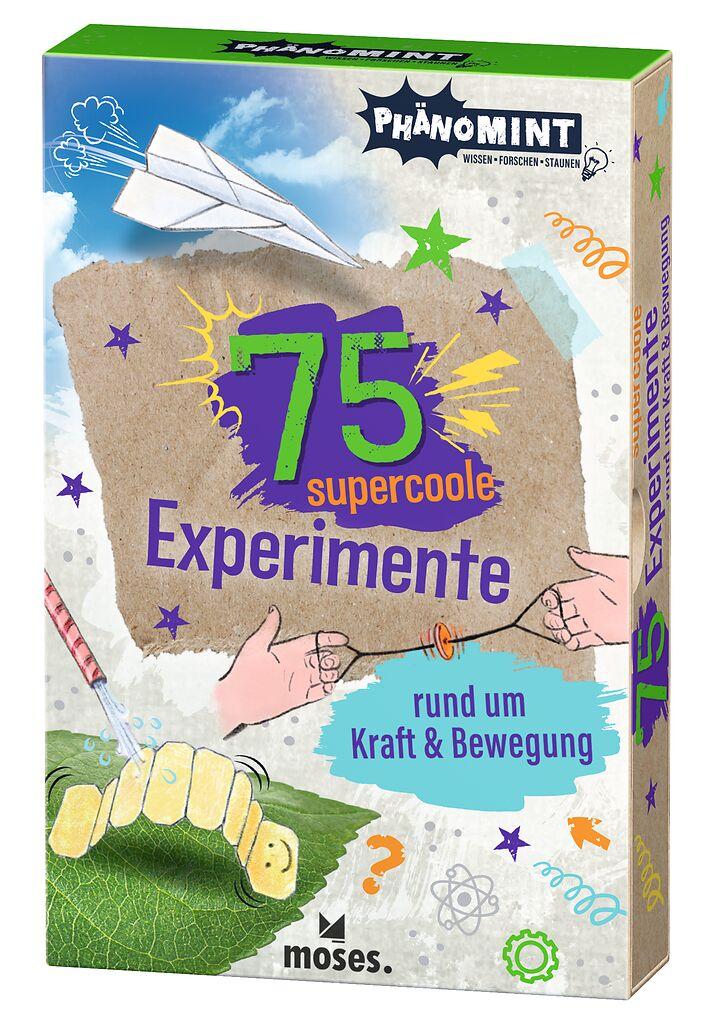 Vorderes Coverbild PhänoMINT 75 supercoole Experimente rund um Kraft und Bewegung
