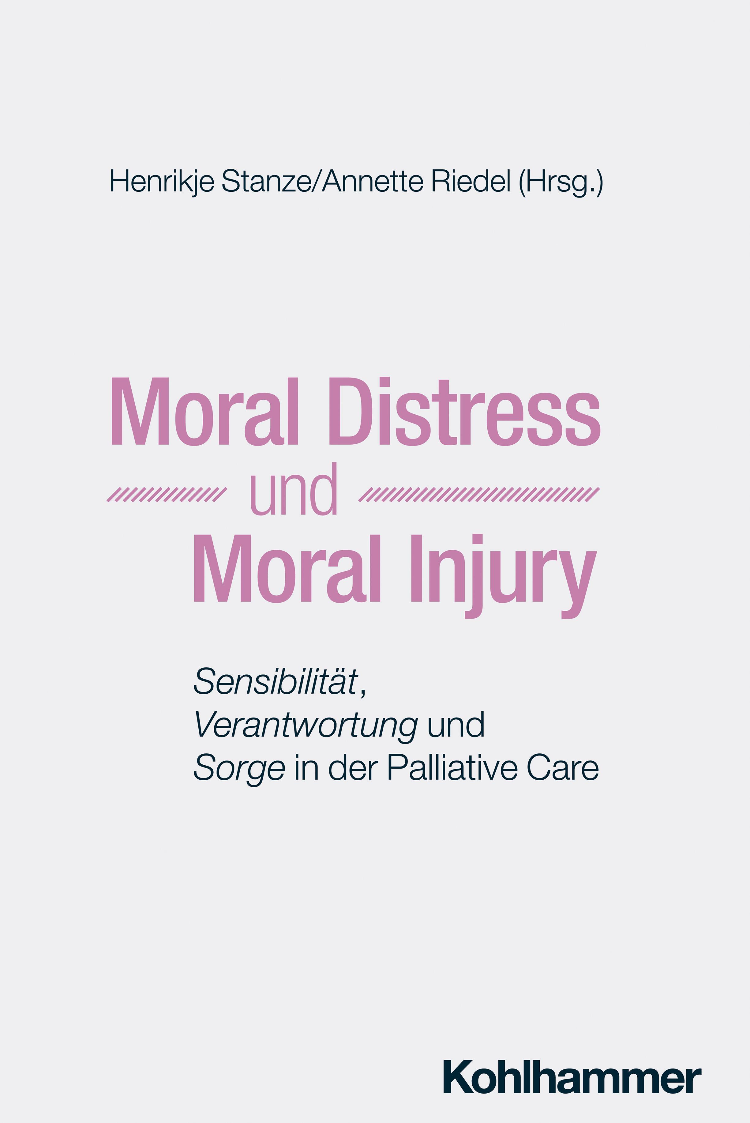 Vorderes Coverbild Moral Distress und Moral Injury