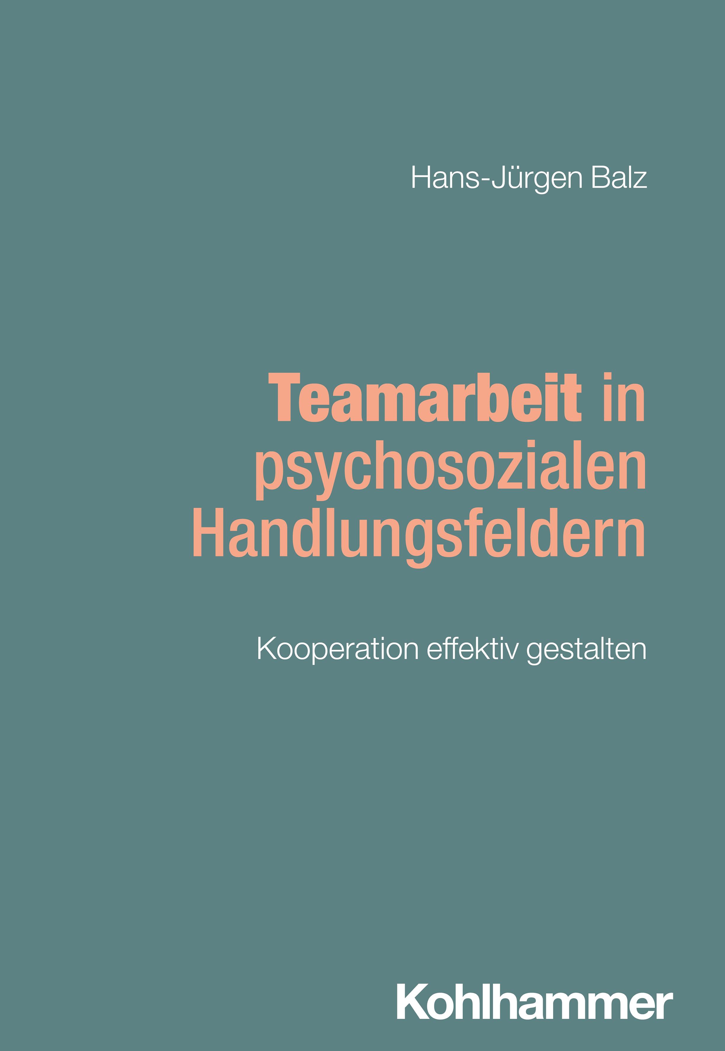 Vorderes Coverbild Teamarbeit in psychosozialen Handlungsfeldern