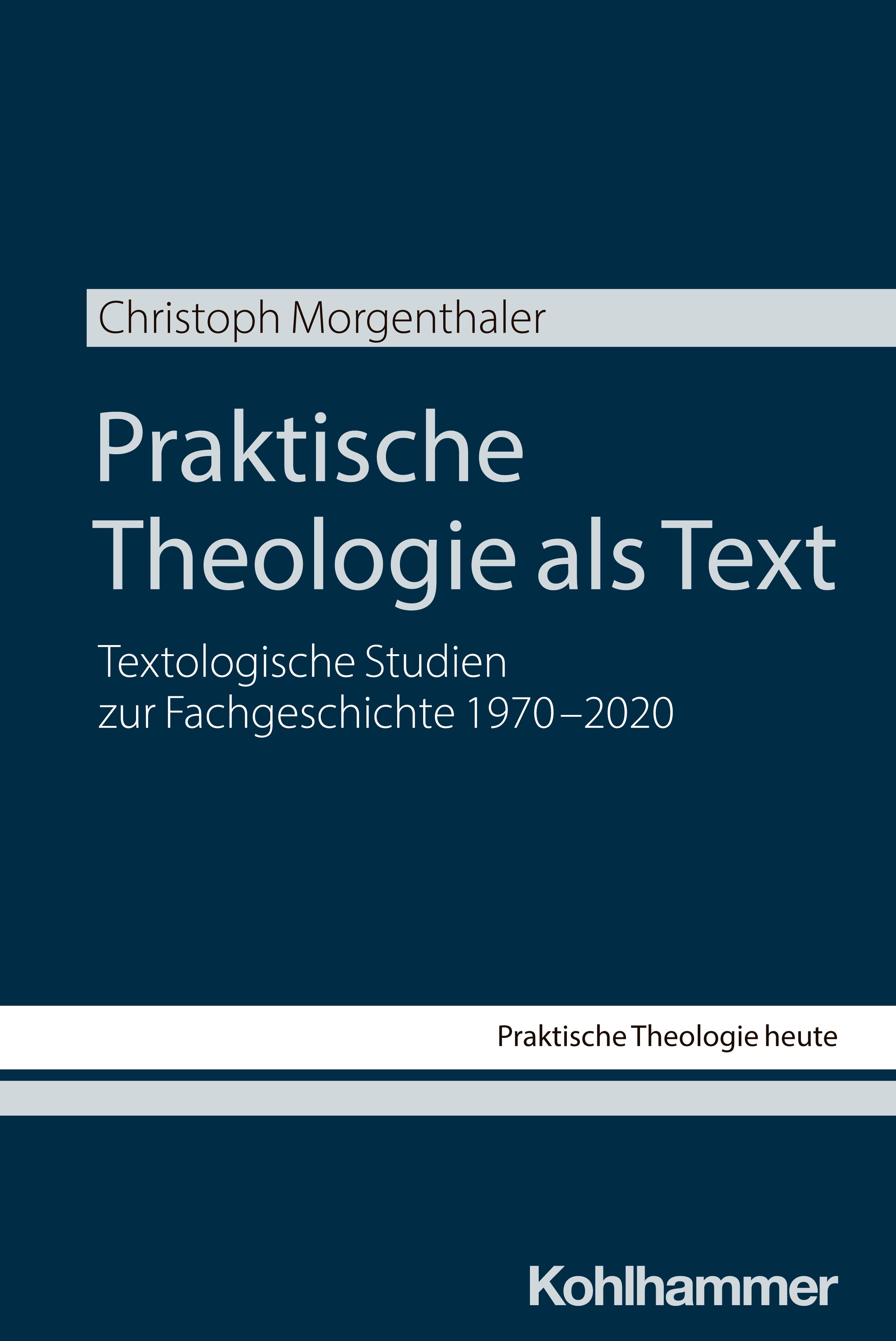Vorderes Coverbild Praktische Theologie als Text