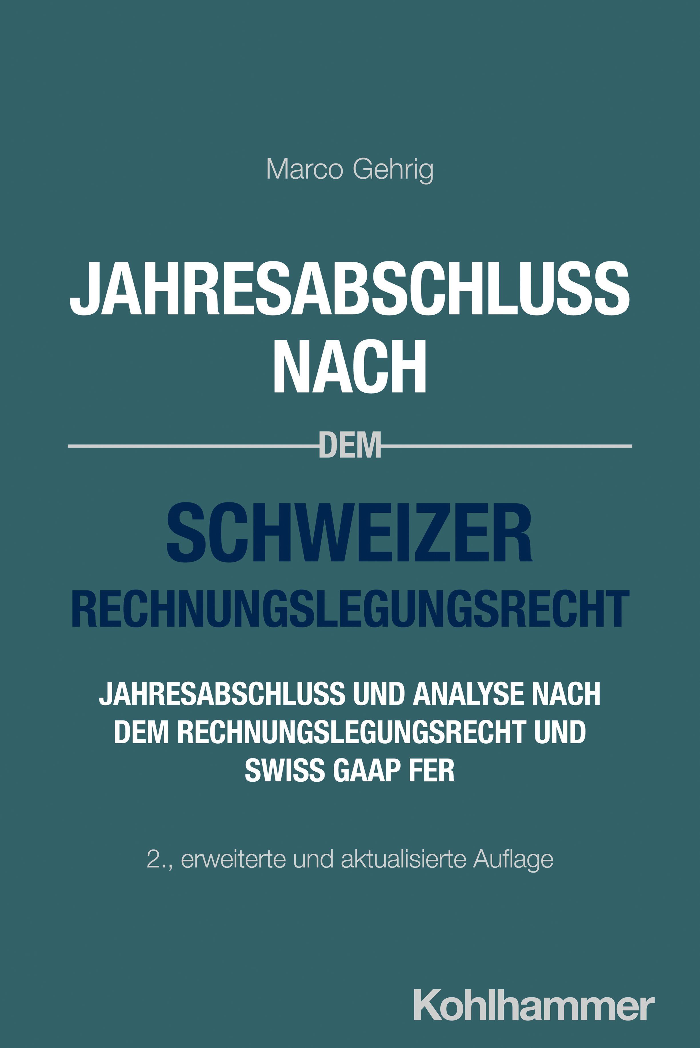 Vorderes Coverbild Jahresabschluss nach dem Schweizer Rechnungslegungsrecht
