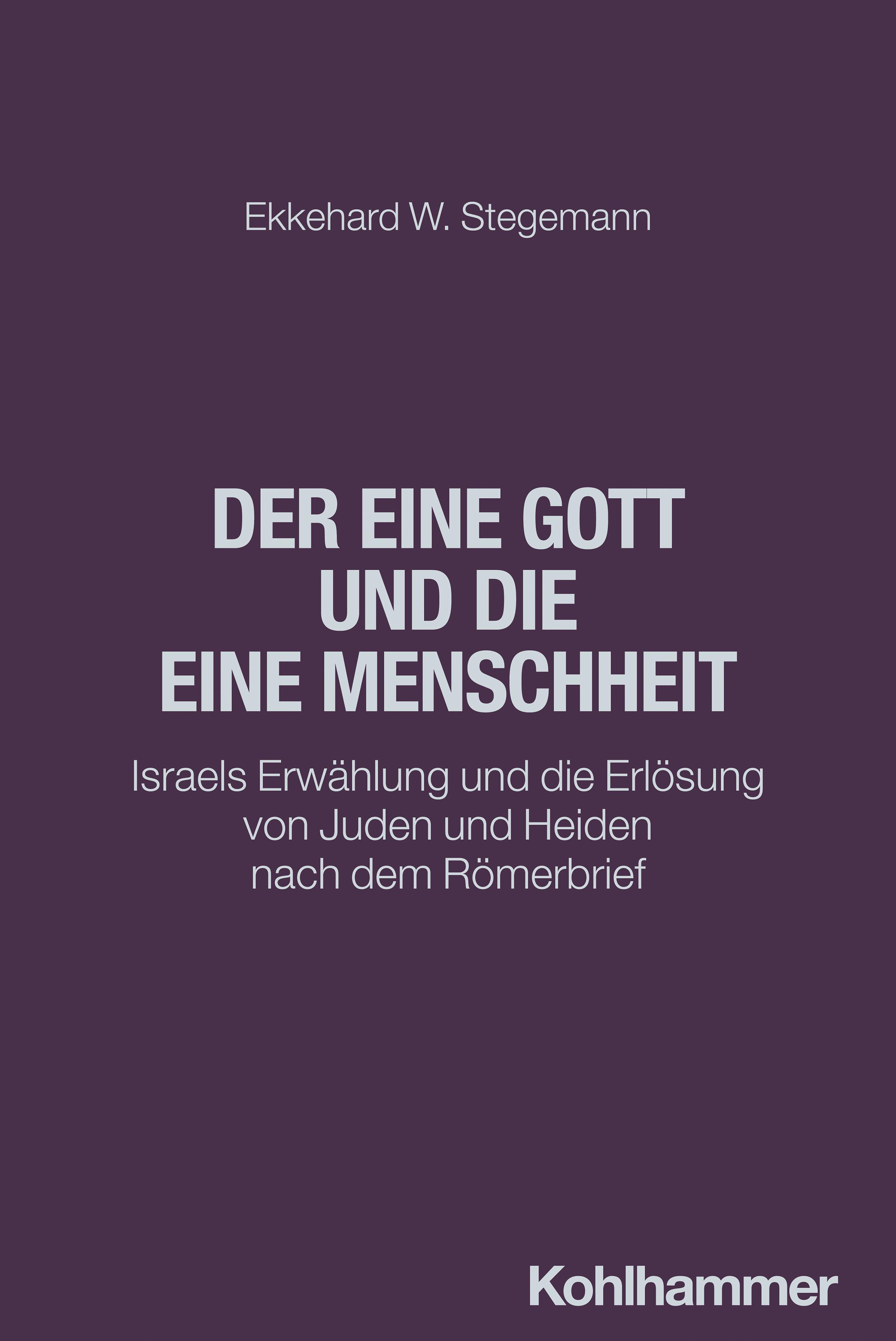 Vorderes Coverbild Der eine Gott und die eine Menschheit