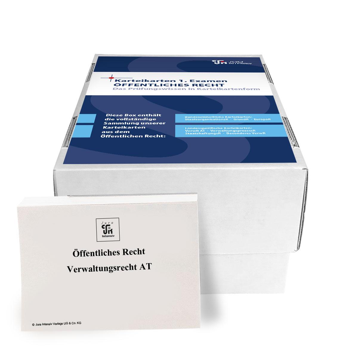 Vorderes Coverbild Karteikarten 1. Examen Öffentliches Recht - Bayern