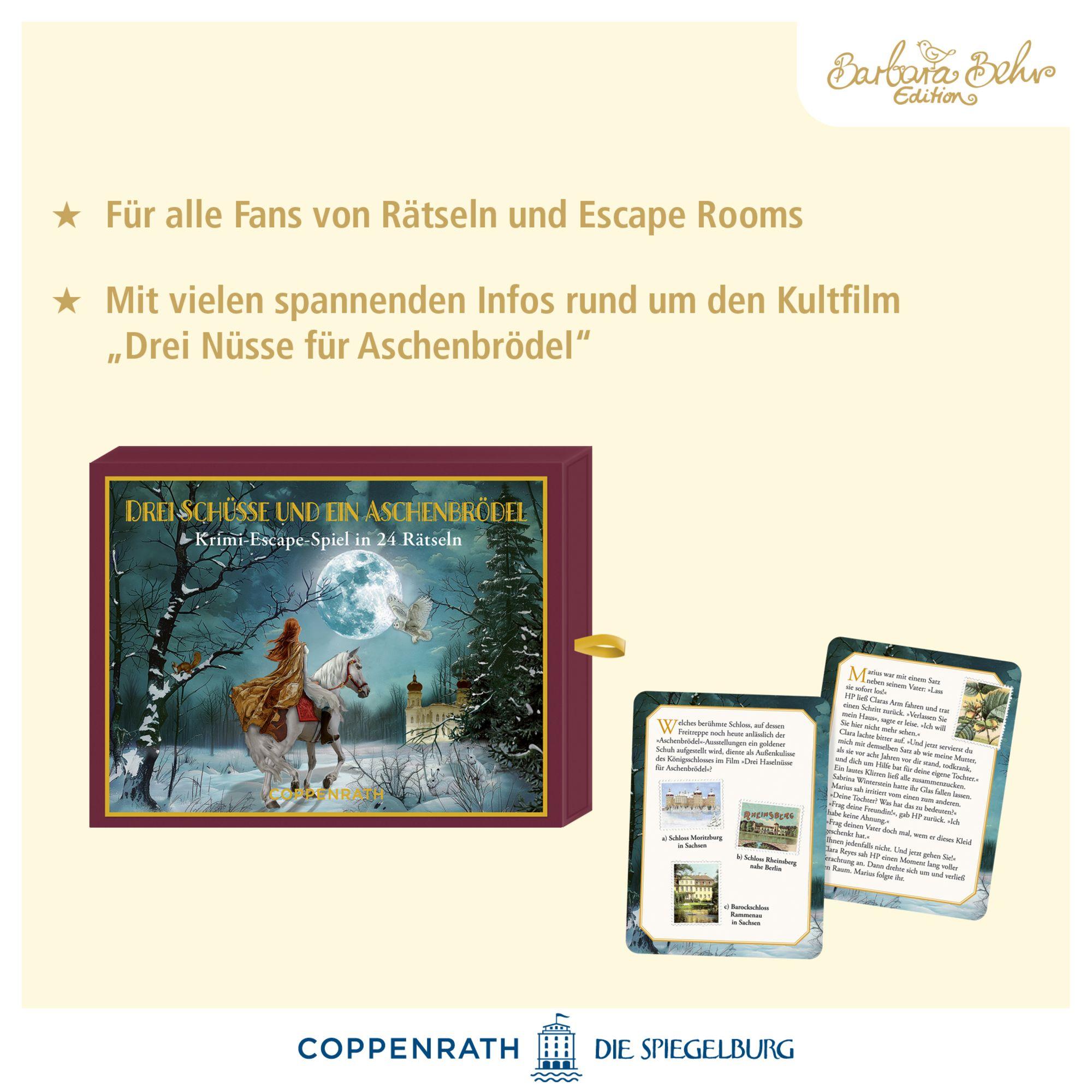 Beispielinhalt (Bild) Schachtelspiel - Drei Schüsse und ein Aschenbrödel