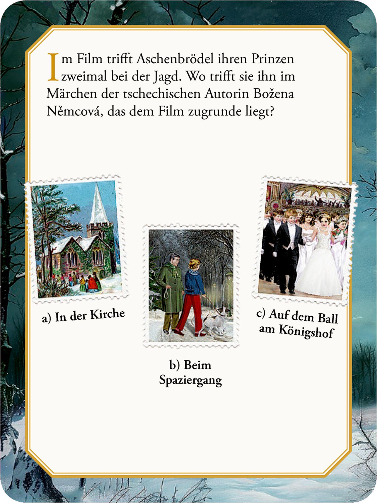 Beispielinhalt (Bild) Schachtelspiel - Drei Schüsse und ein Aschenbrödel