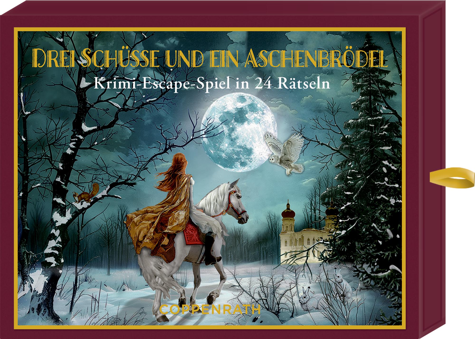Vorderes Coverbild Schachtelspiel - Drei Schüsse und ein Aschenbrödel