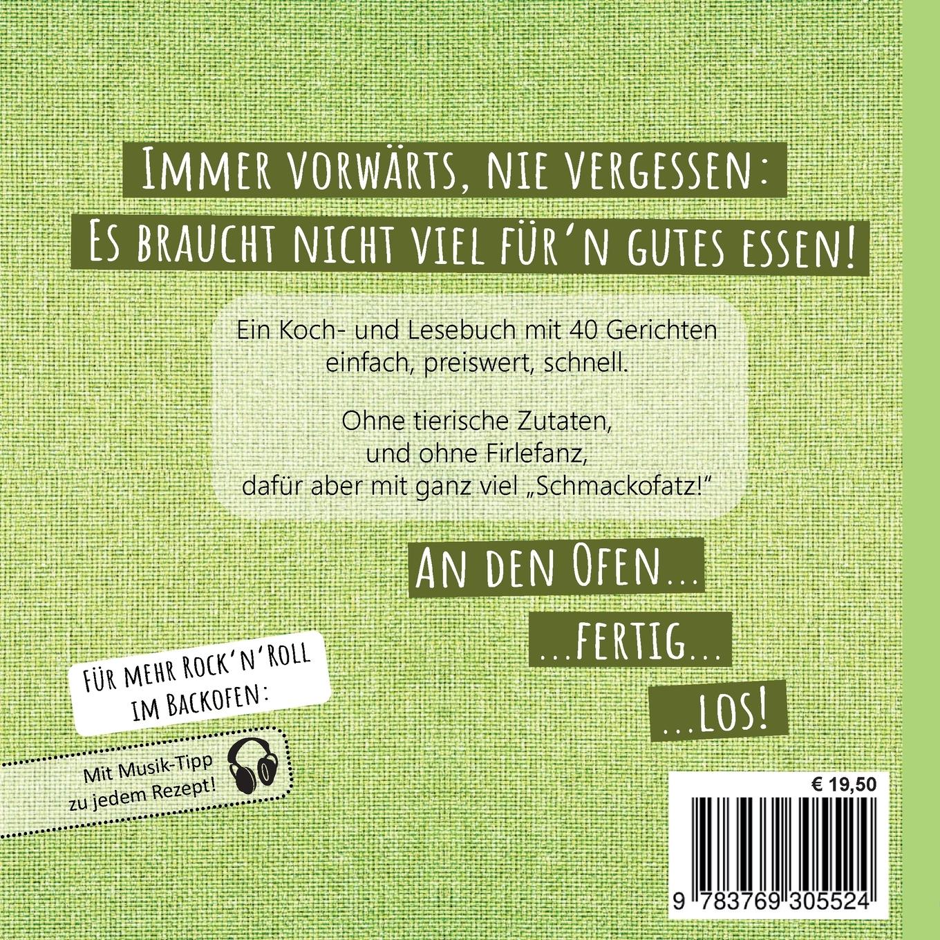 Rückseitencover Vegan Kochen ohne Gedöns