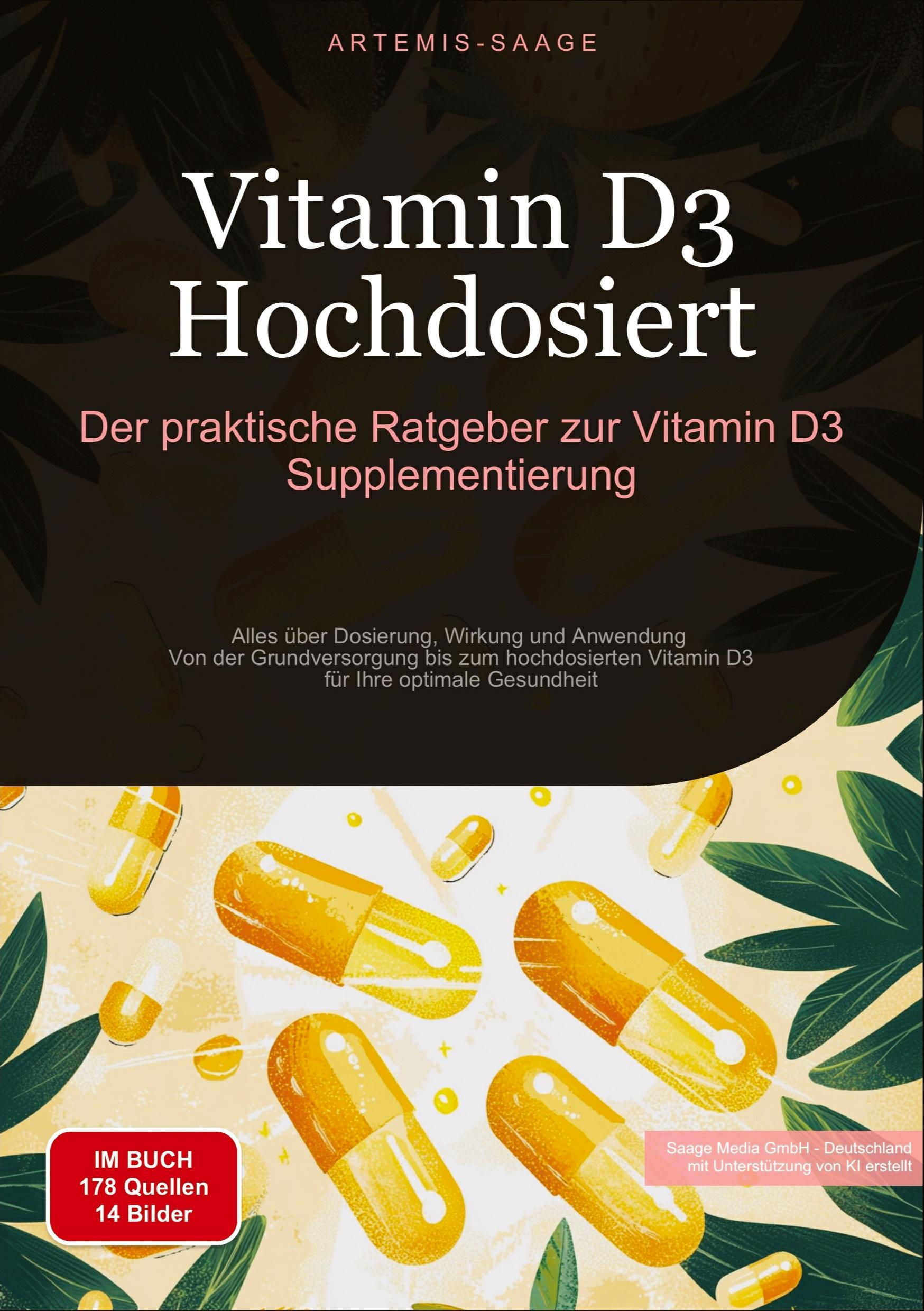 Vorderes Coverbild Vitamin D3 Hochdosiert: Der praktische Ratgeber zur Vitamin D3 Supplementierung