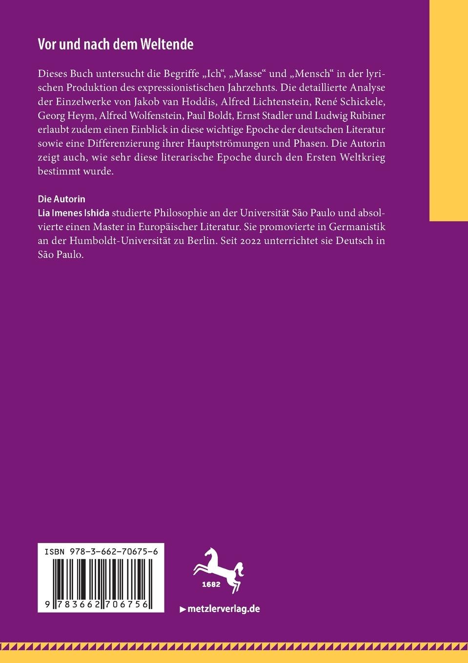 Rückseitencover Vor und nach dem Weltende