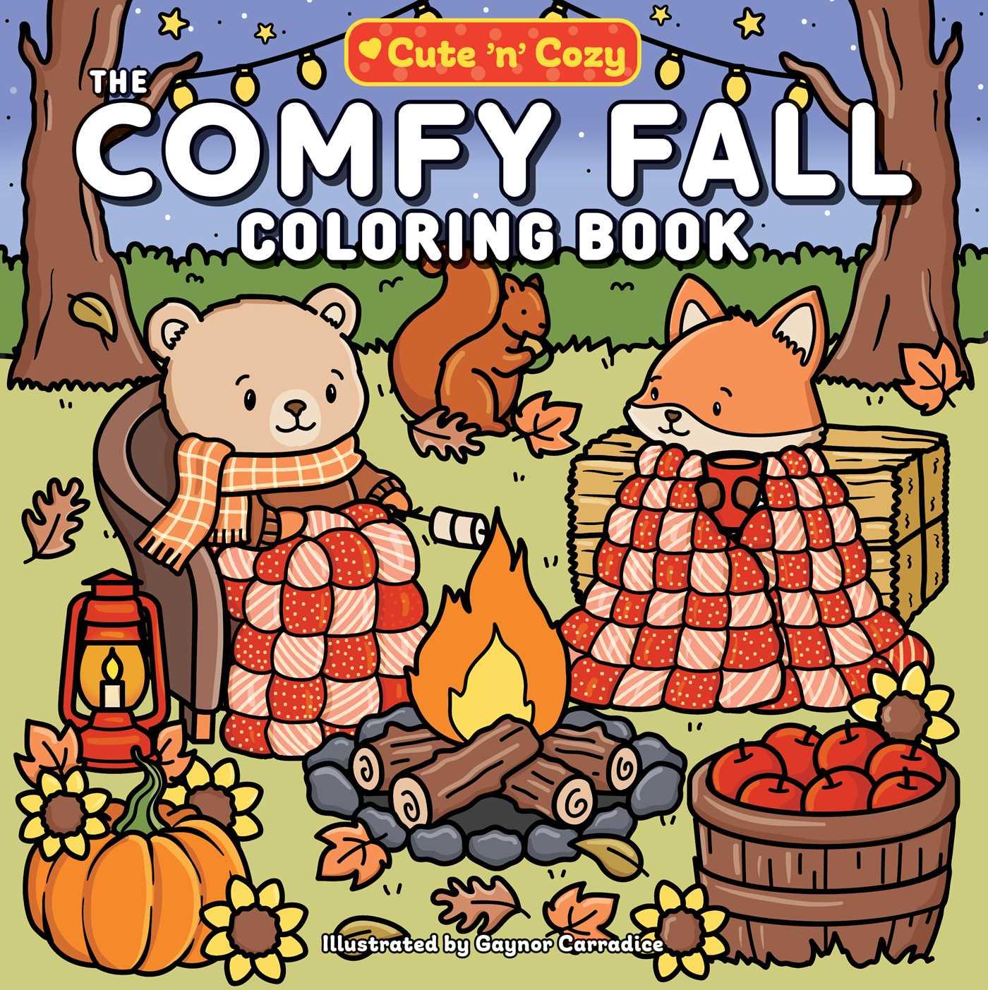 Vorderes Coverbild The Comfy Fall Coloring Book