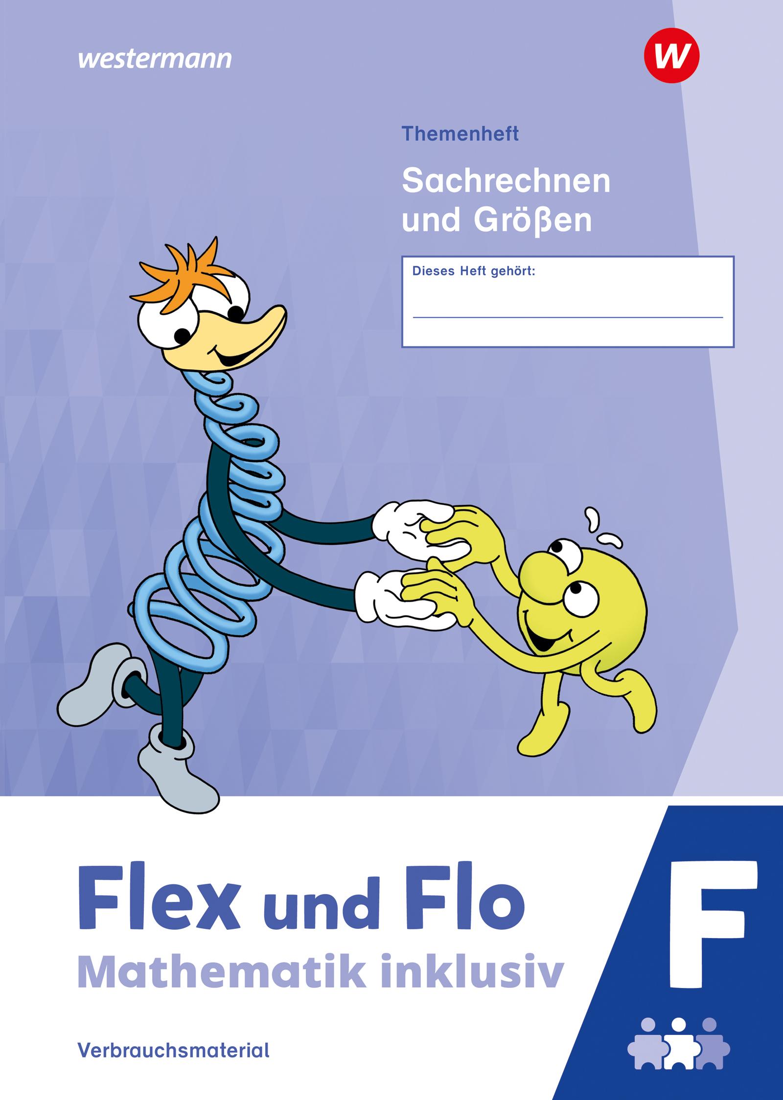 Vorderes Coverbild Flex und Flo - Mathematik inklusiv. Sachrechnen und Größen F