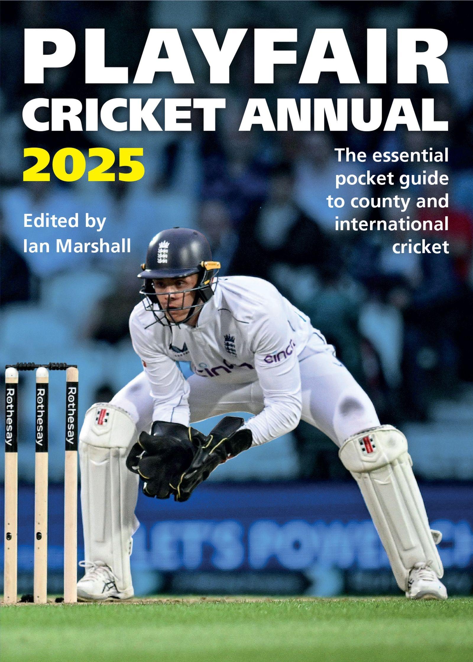 Vorderes Coverbild Playfair Cricket Annual 2025