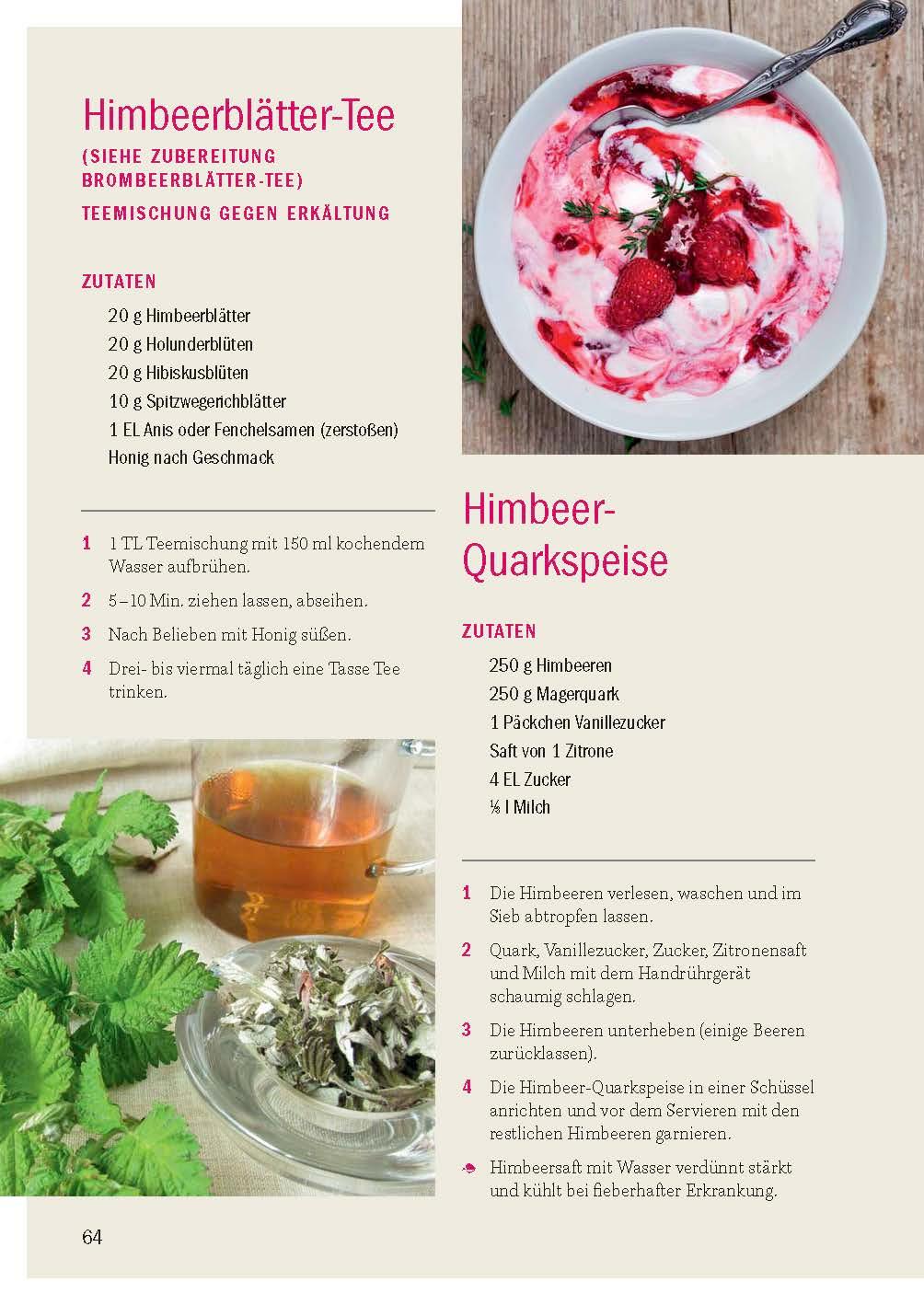 Beispielinhalt (Bild) Heimische Früchte - Rezepte-Buch für saionales & regionales Wild- und Gartenobst