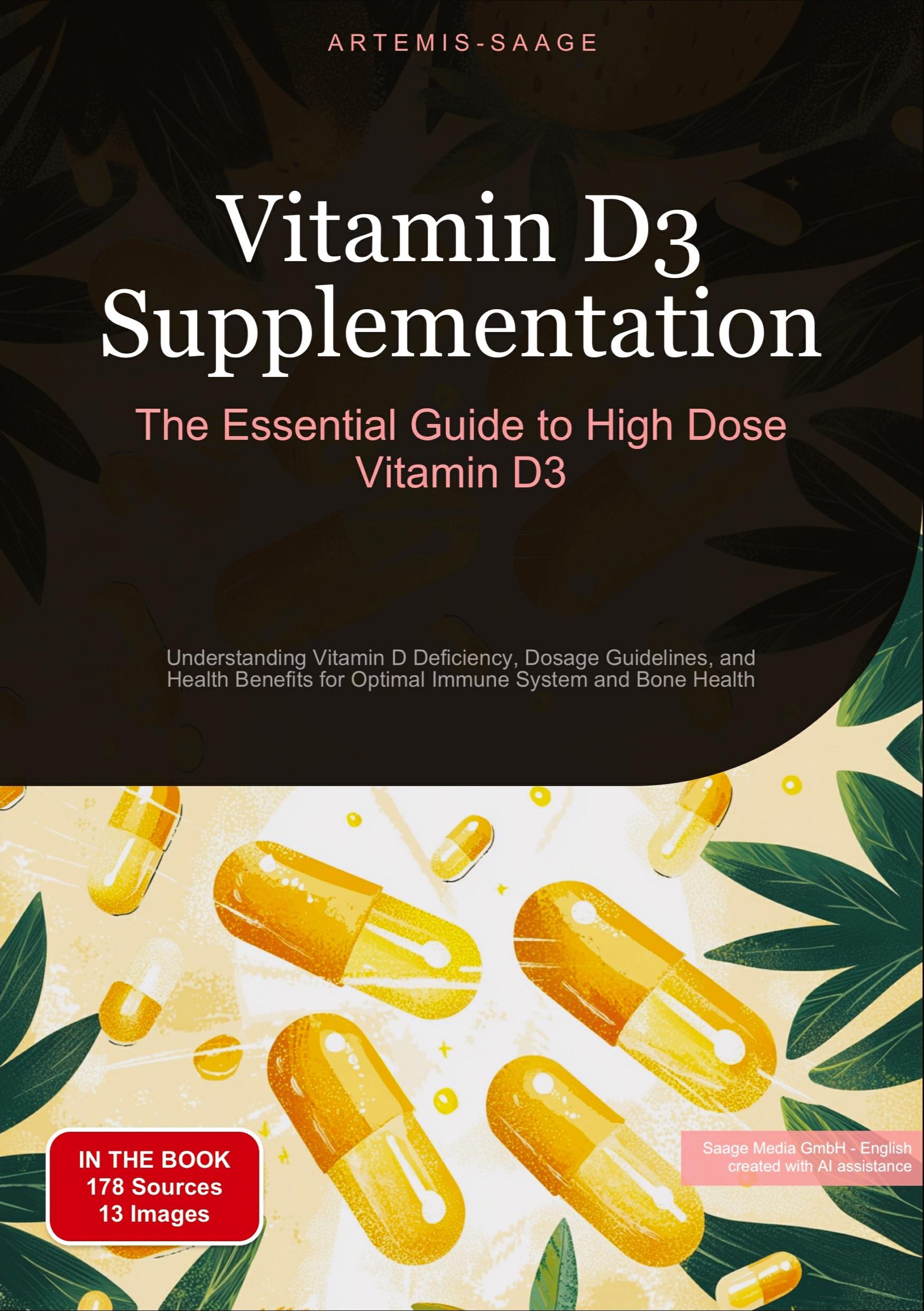 Vorderes Coverbild Vitamin D3 Supplementation: The Essential Guide to High Dose Vitamin D3