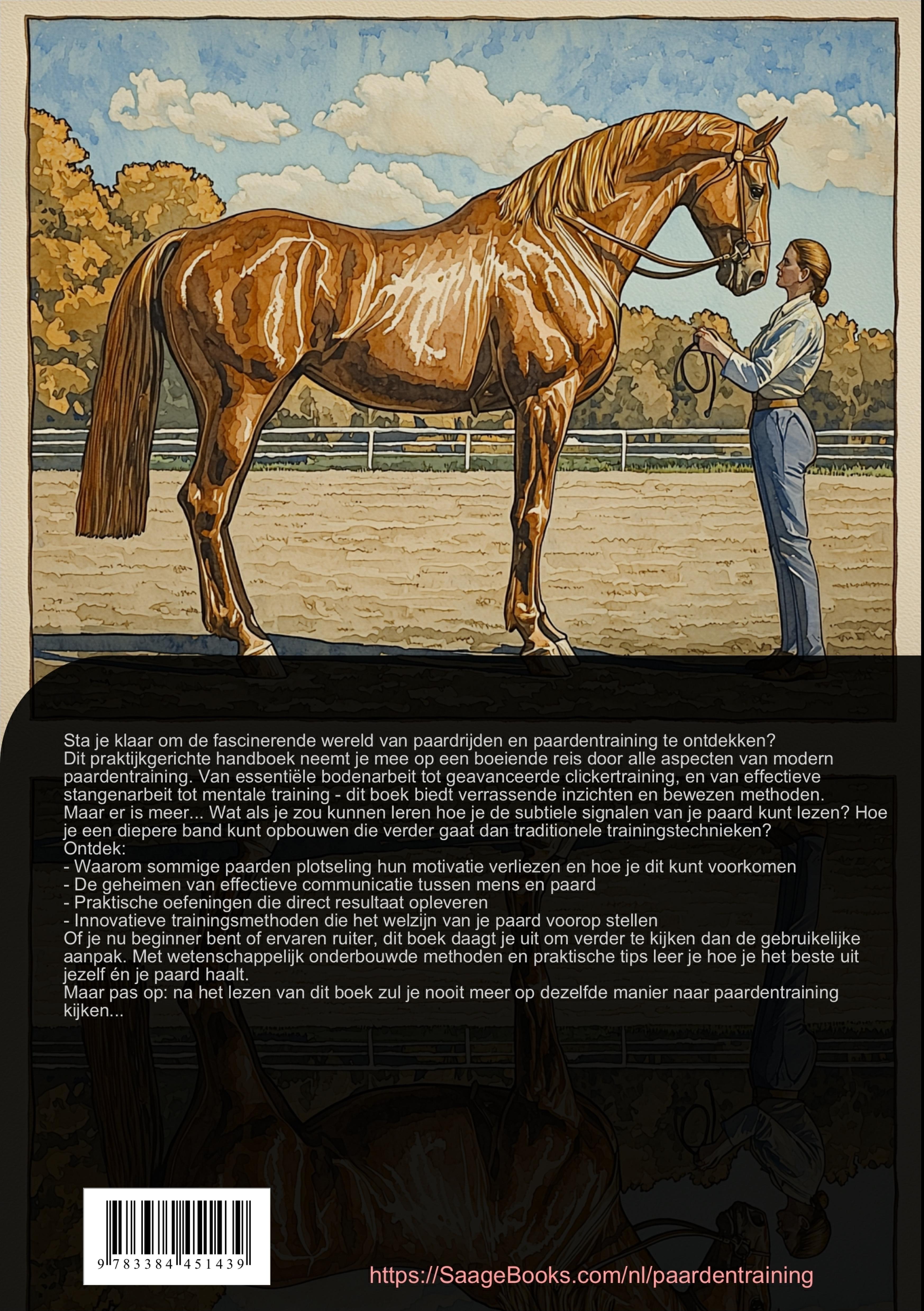 Rückseitencover Paardentraining & Bodenwerk: De Complete Gids voor Paardrijden en Paard Begrijpen