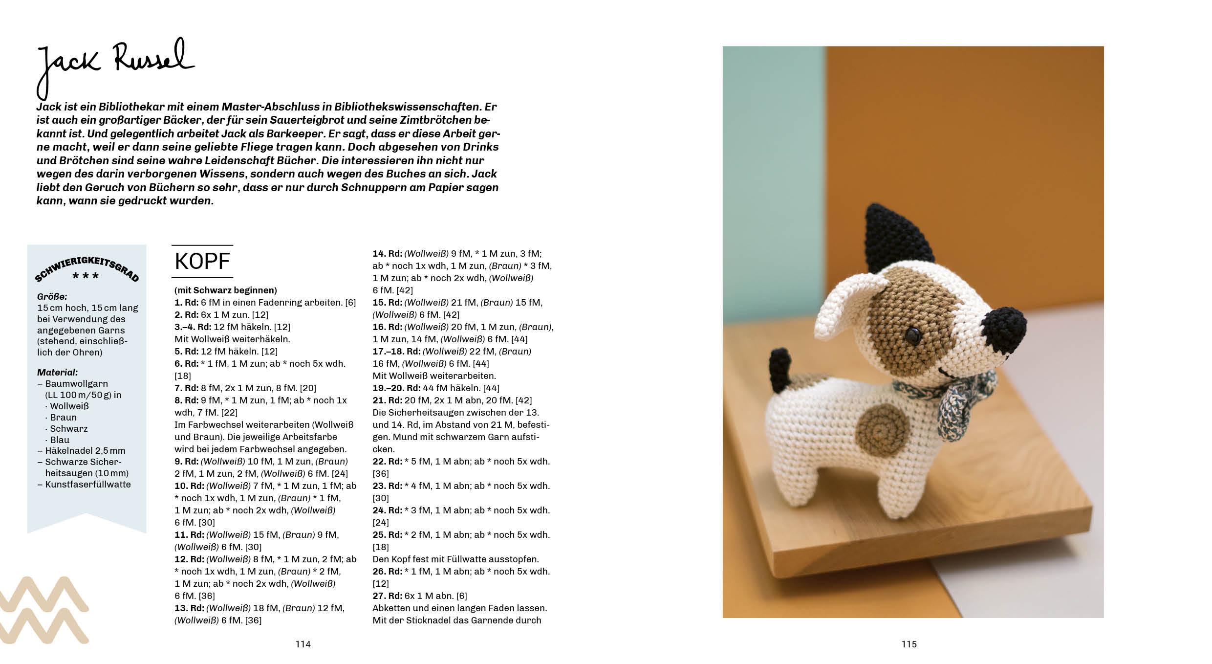 Beispielinhalt (Bild) Pica Pau - Die große Häkelfreunde-Sammlung