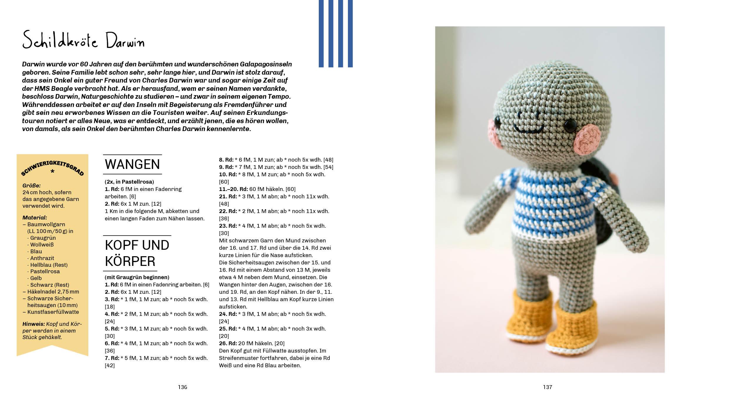 Beispielinhalt (Bild) Pica Pau - Die große Häkelfreunde-Sammlung