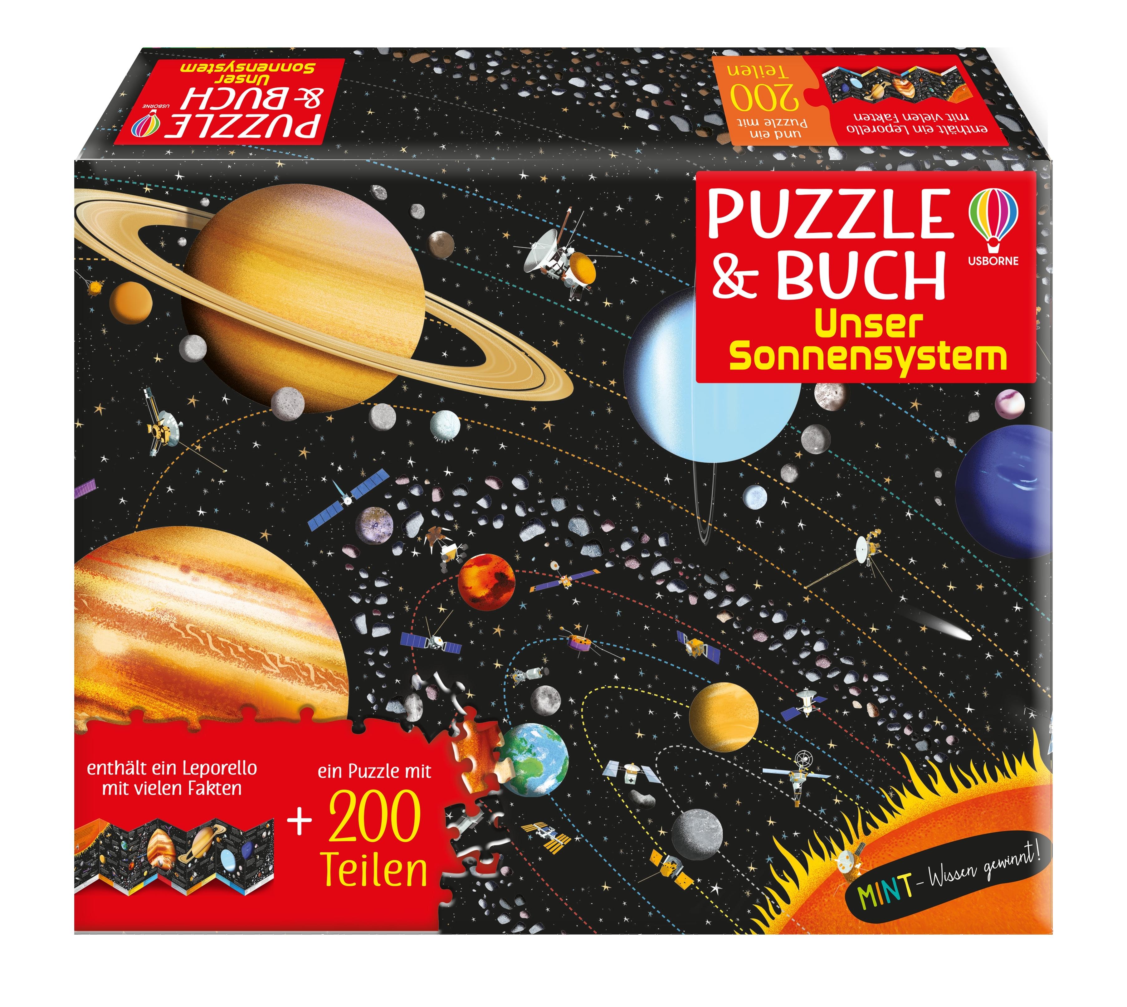 Vorderes Coverbild MINT - Wissen gewinnt! Puzzle & Buch: Unser Sonnensystem