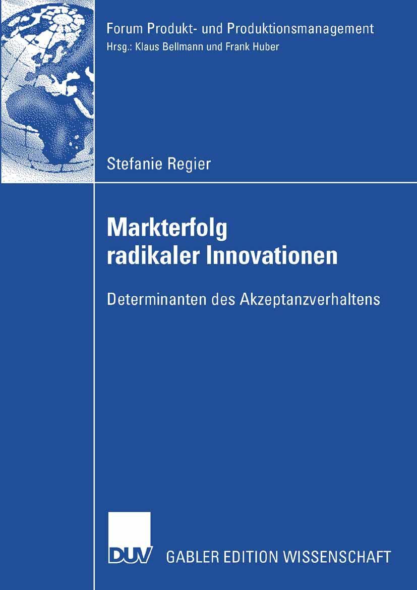 Vorderes Coverbild Markterfolg radikaler Innovationen