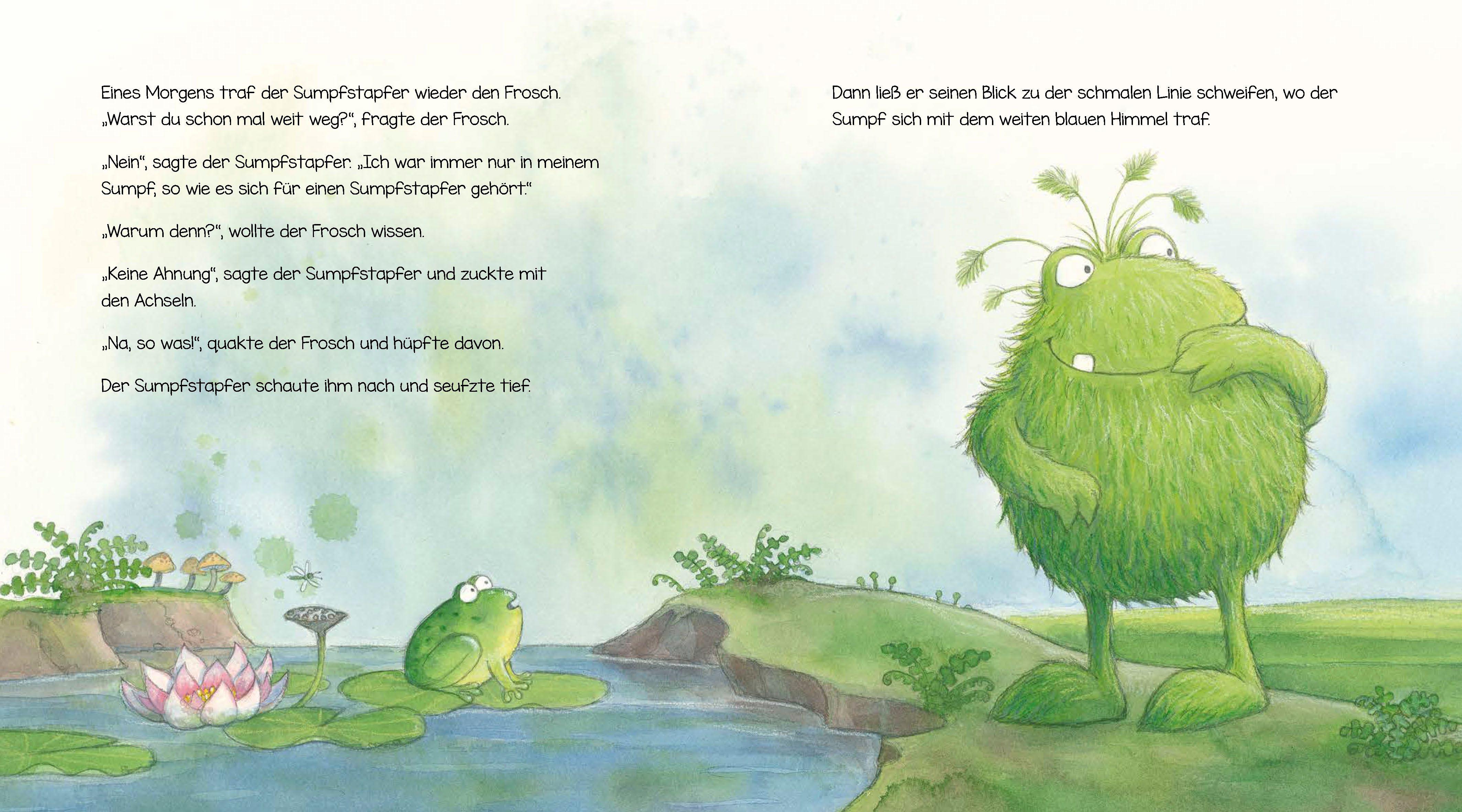 Beispielinhalt (Bild) Der Sumpfstapfer