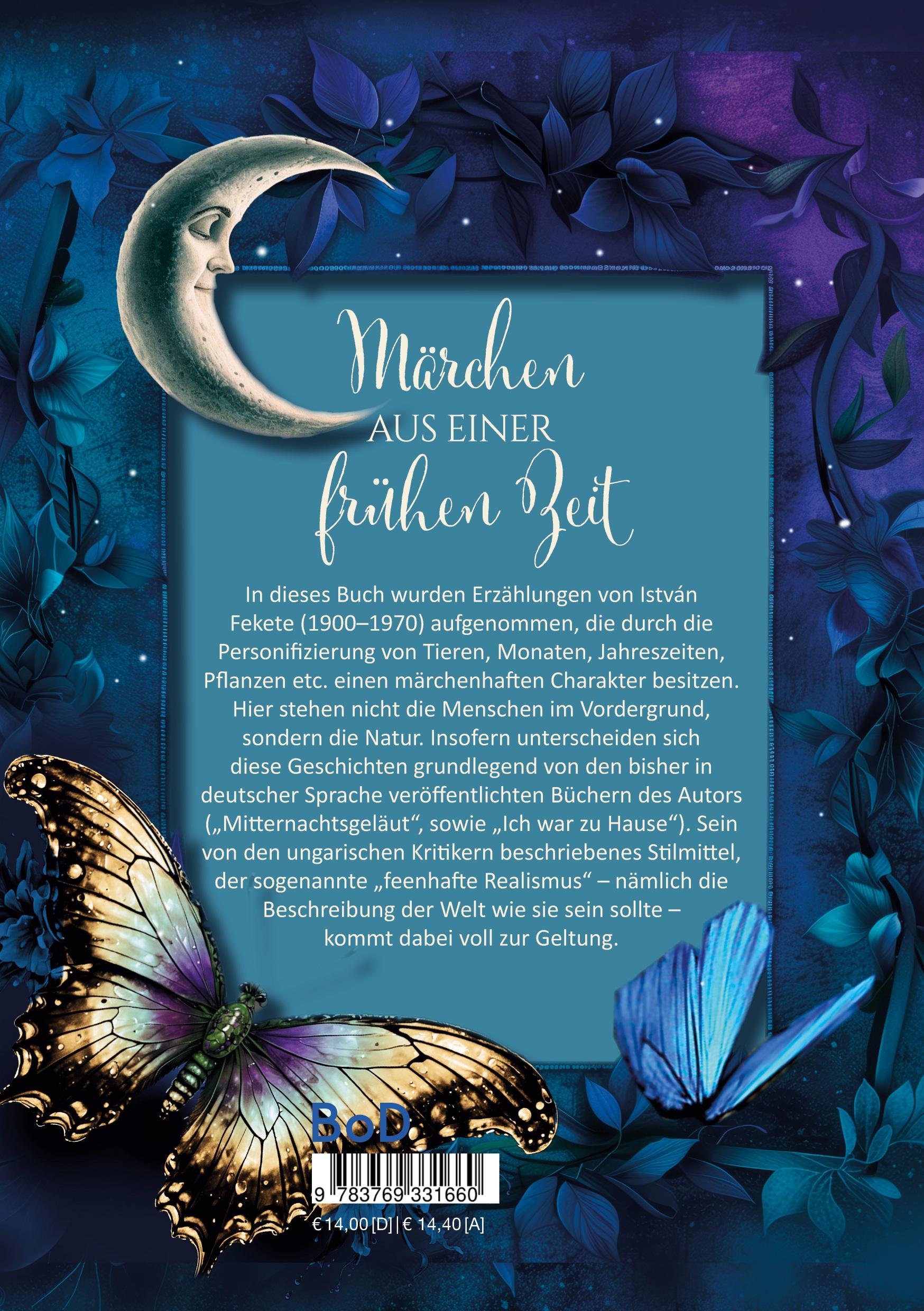 Rückseitencover Märchen aus einer frühen Zeit