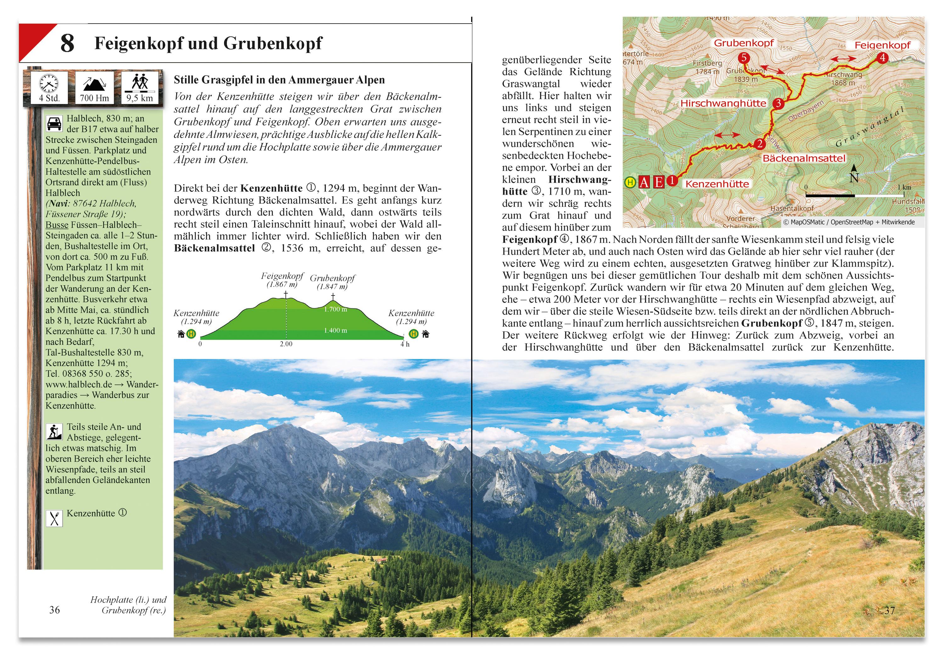 Beispielinhalt (Bild) Lieblings-Wanderungen Ostallgäu