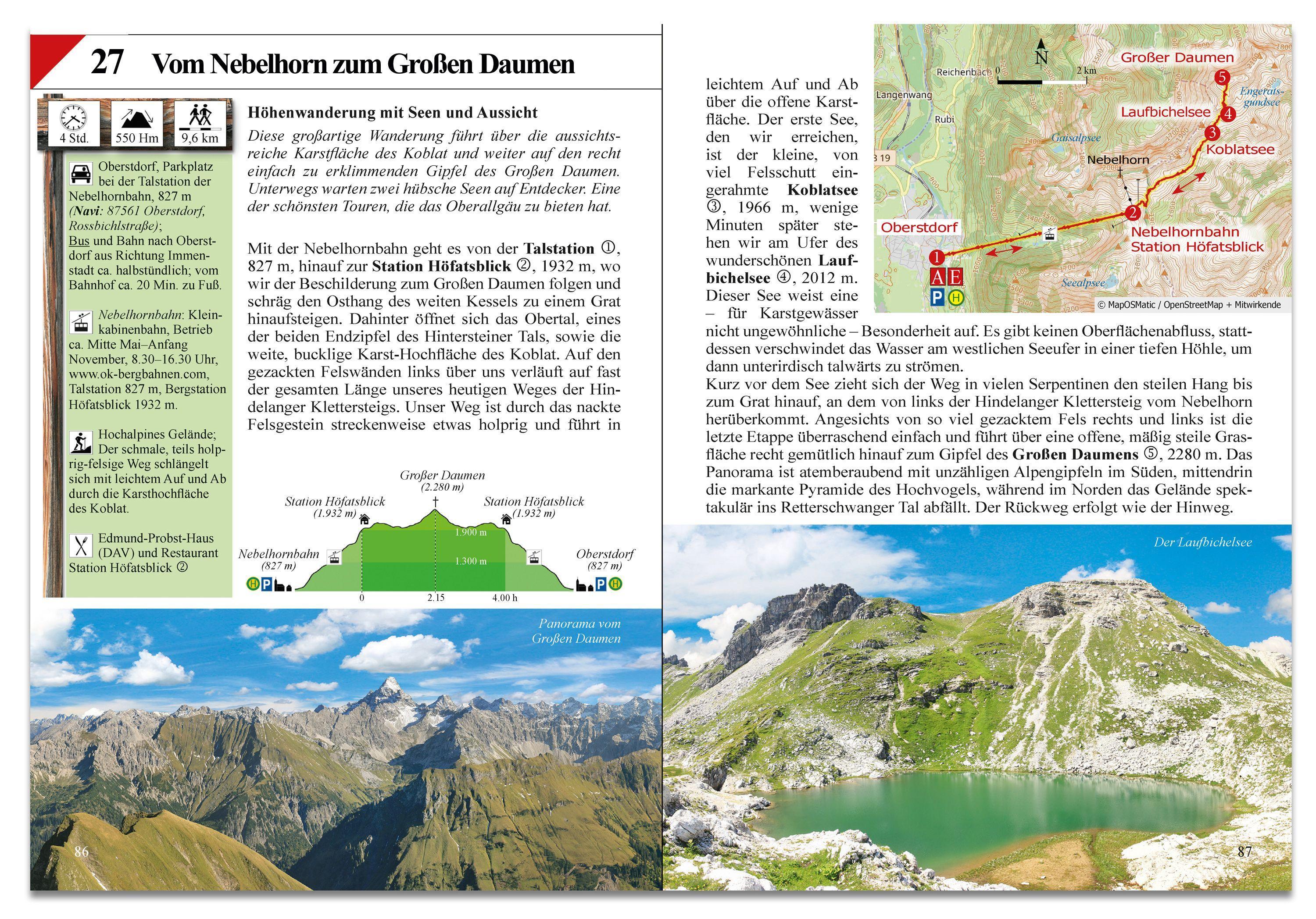 Beispielinhalt (Bild) Lieblings-Wanderungen Oberallgäu