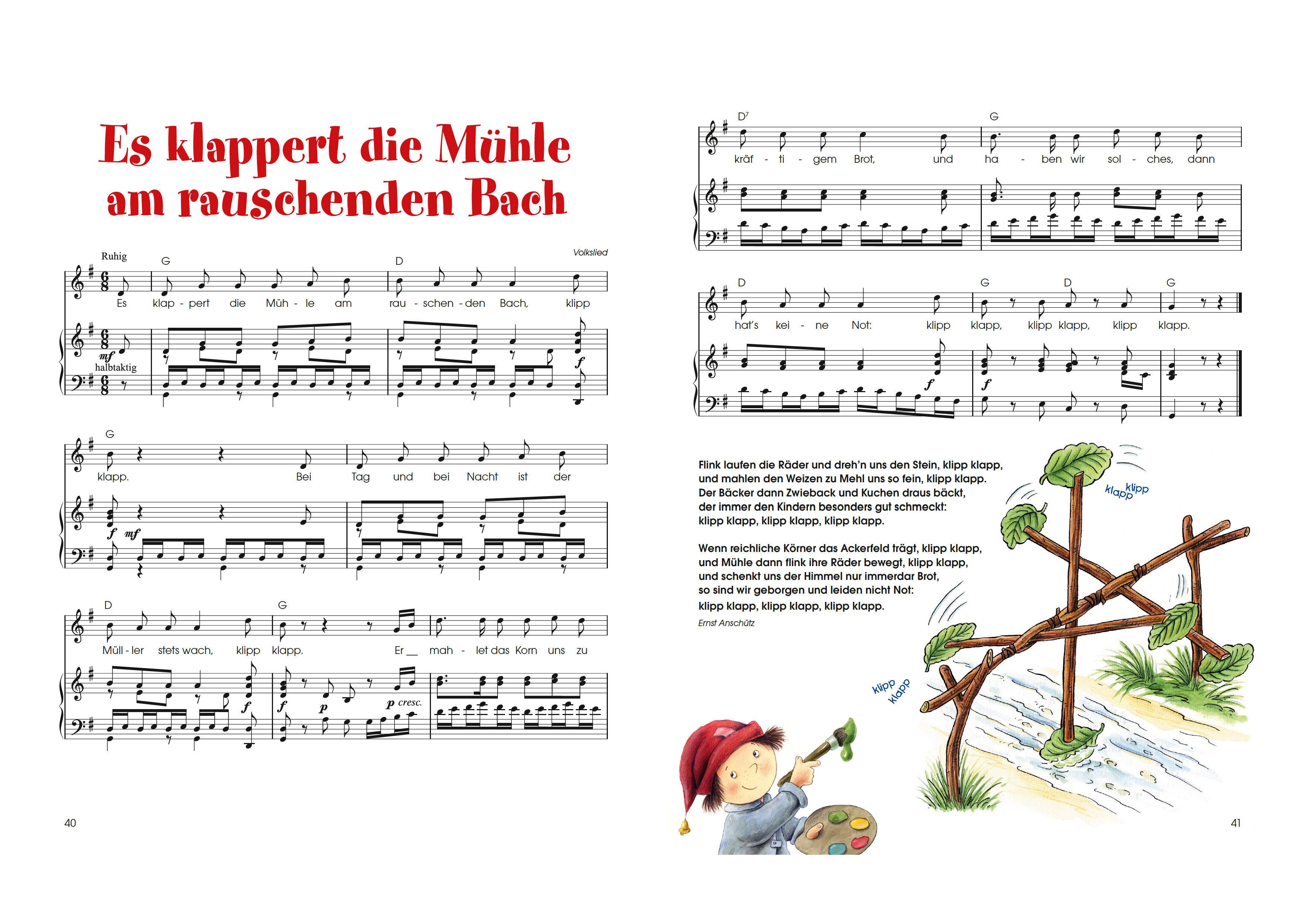 Beispielinhalt (Bild) Kinderlieder-Karaoke