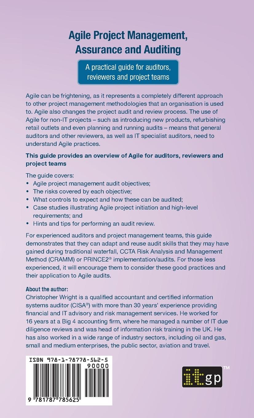 Rückseitencover Agile Project Management, Assurance and Auditing
