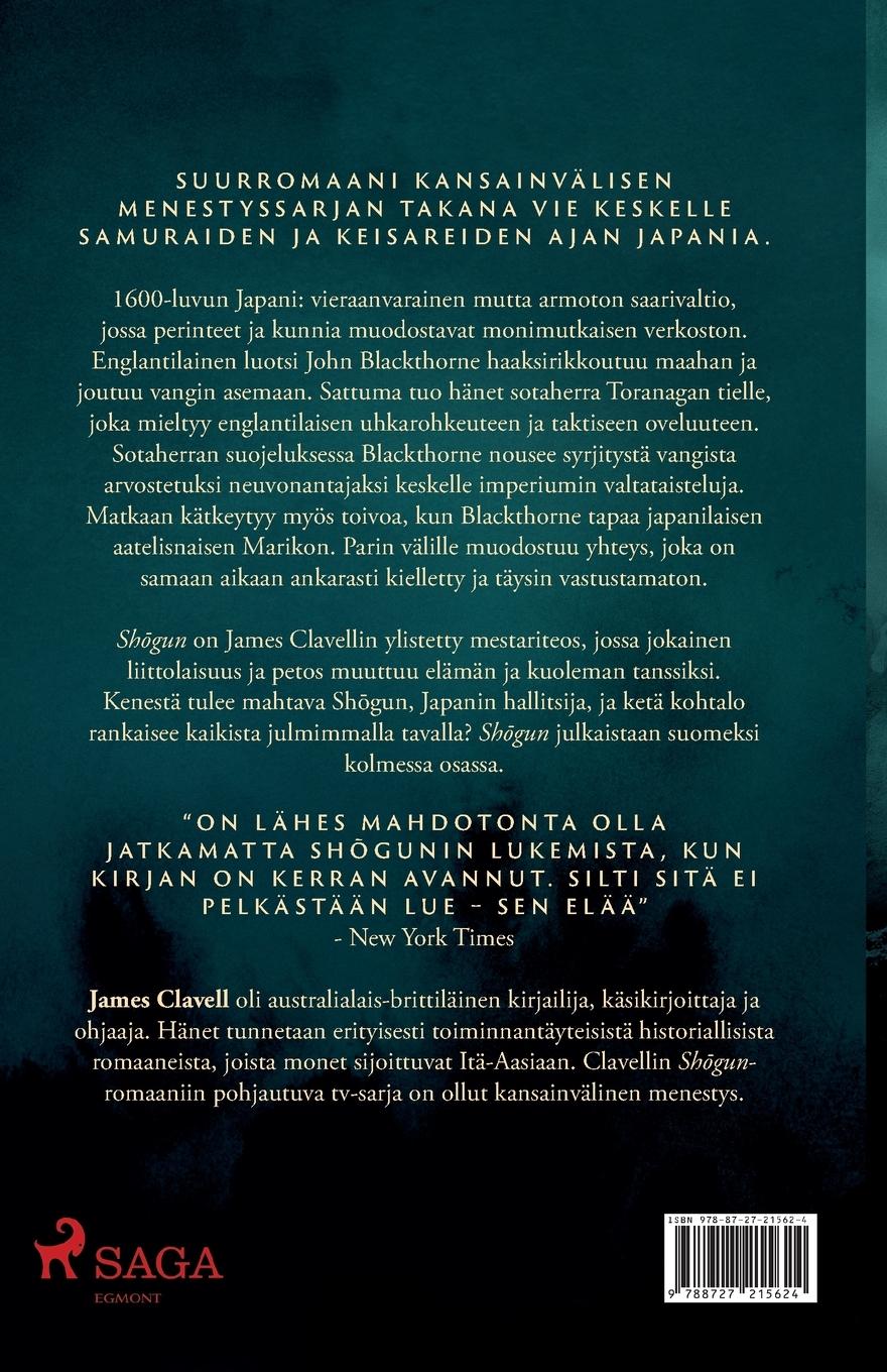 Rückseitencover Sh¿gun - Osa 1