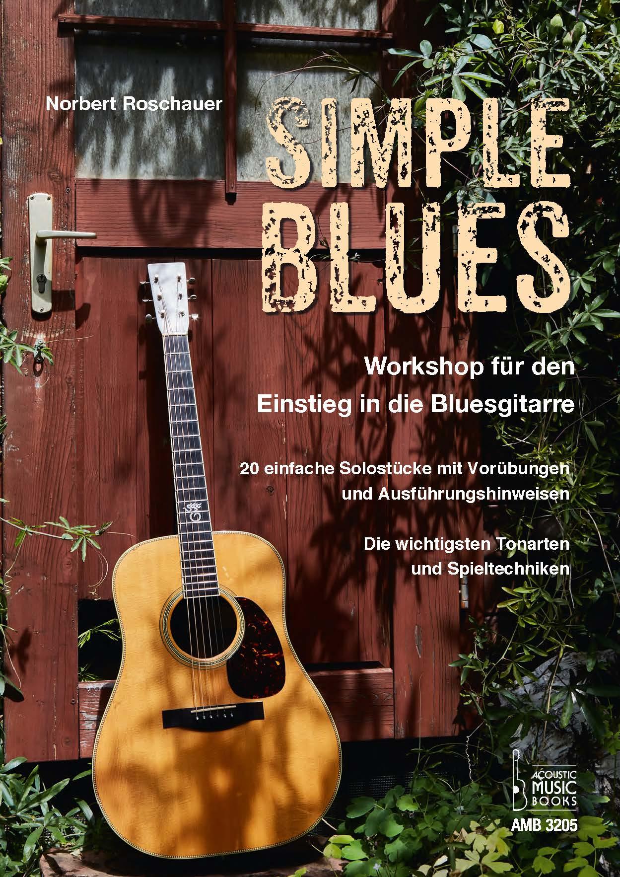 Vorderes Coverbild Simple Blues. Workshop für den Einstieg in die Bluesgitarre