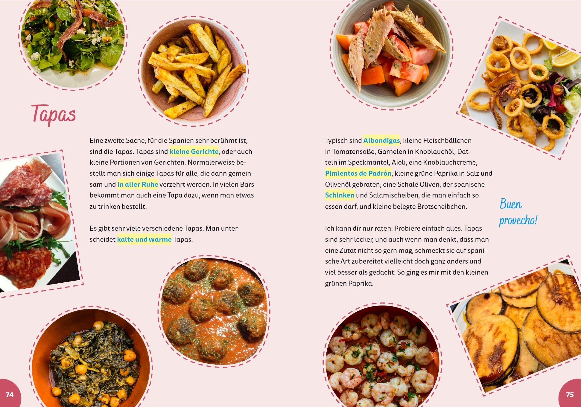 Beispielinhalt (Bild) Spanien for kids