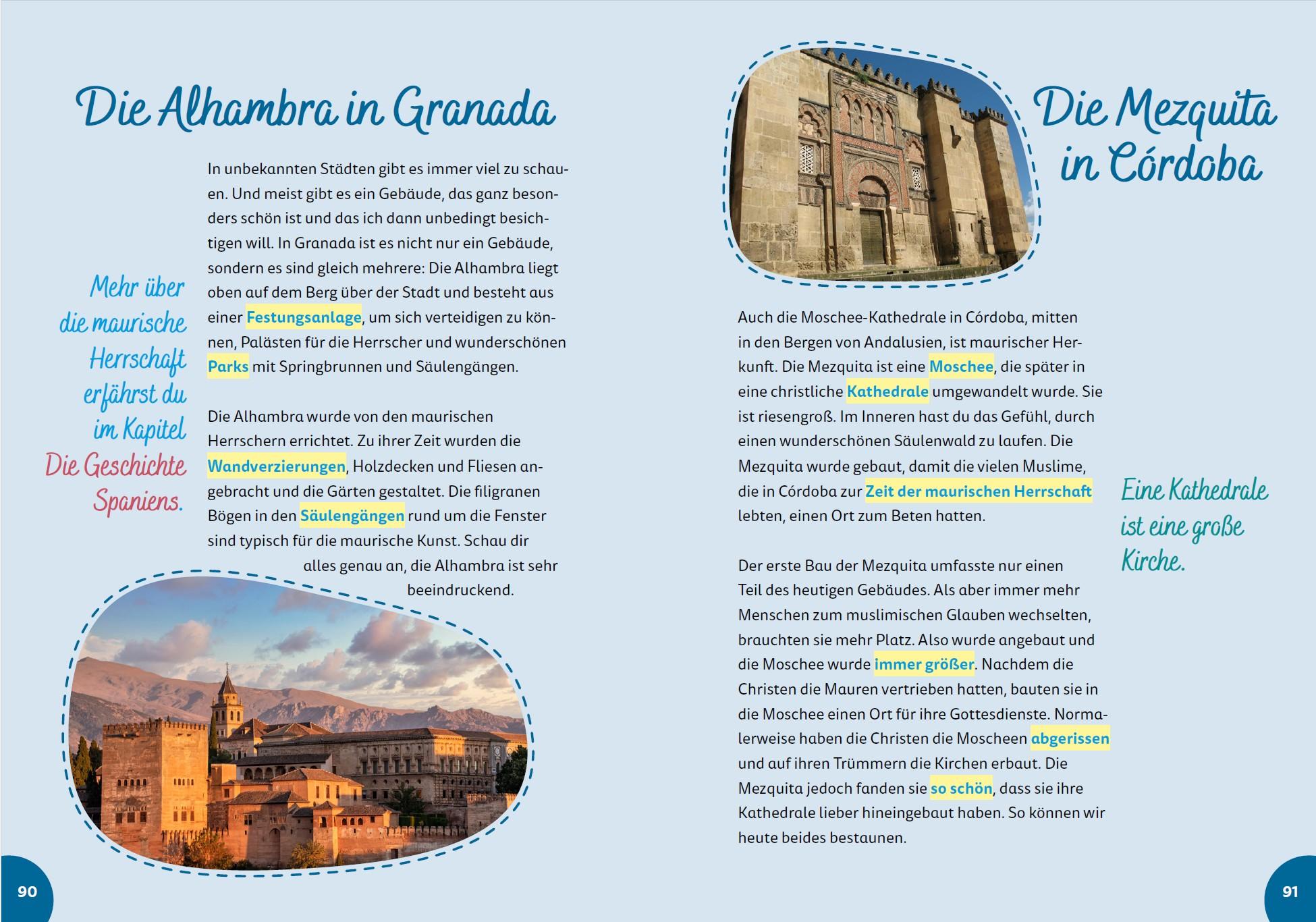 Beispielinhalt (Bild) Spanien for kids