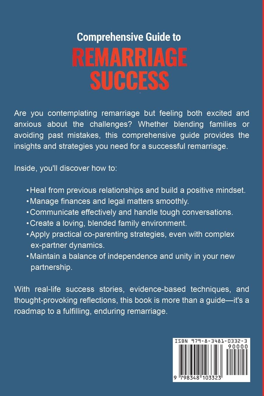 Rückseitencover Comprehensive Guide to Remarriage Success