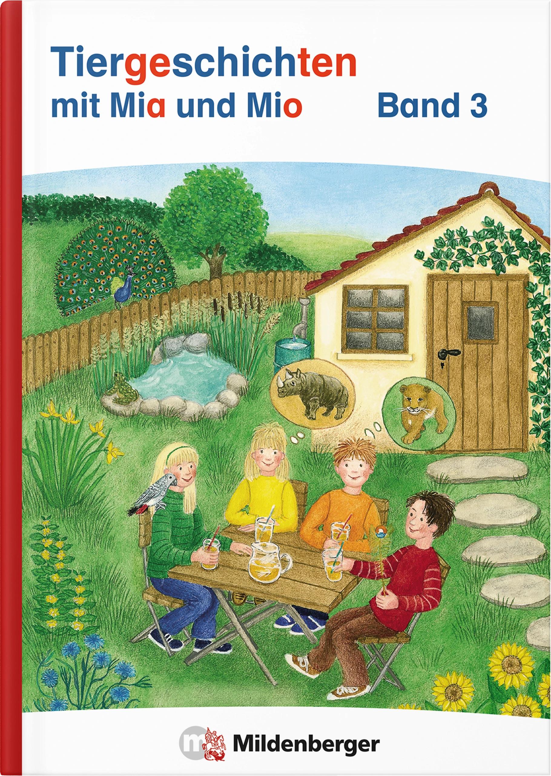 Vorderes Coverbild Tiergeschichten mit Mia und Mio Neubearbeitung - Band 3