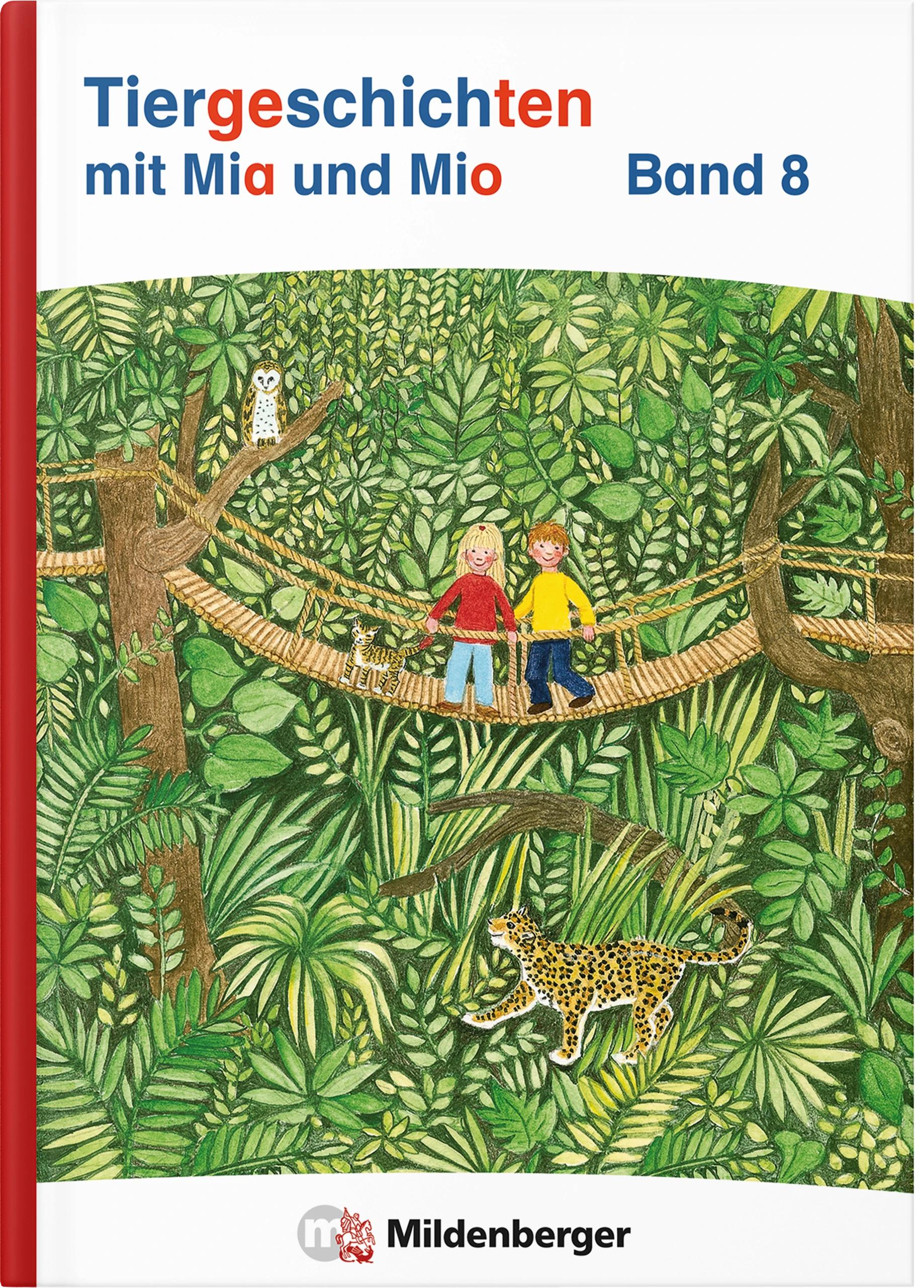 Vorderes Coverbild Tiergeschichten mit Mia und Mio Neubearbeitung - Band 8