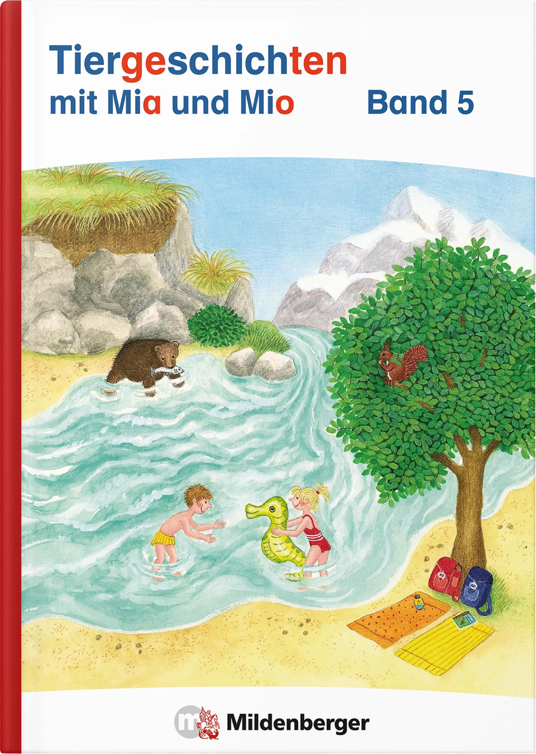 Vorderes Coverbild Tiergeschichten mit Mia und Mio Neubearbeitung - Band 5