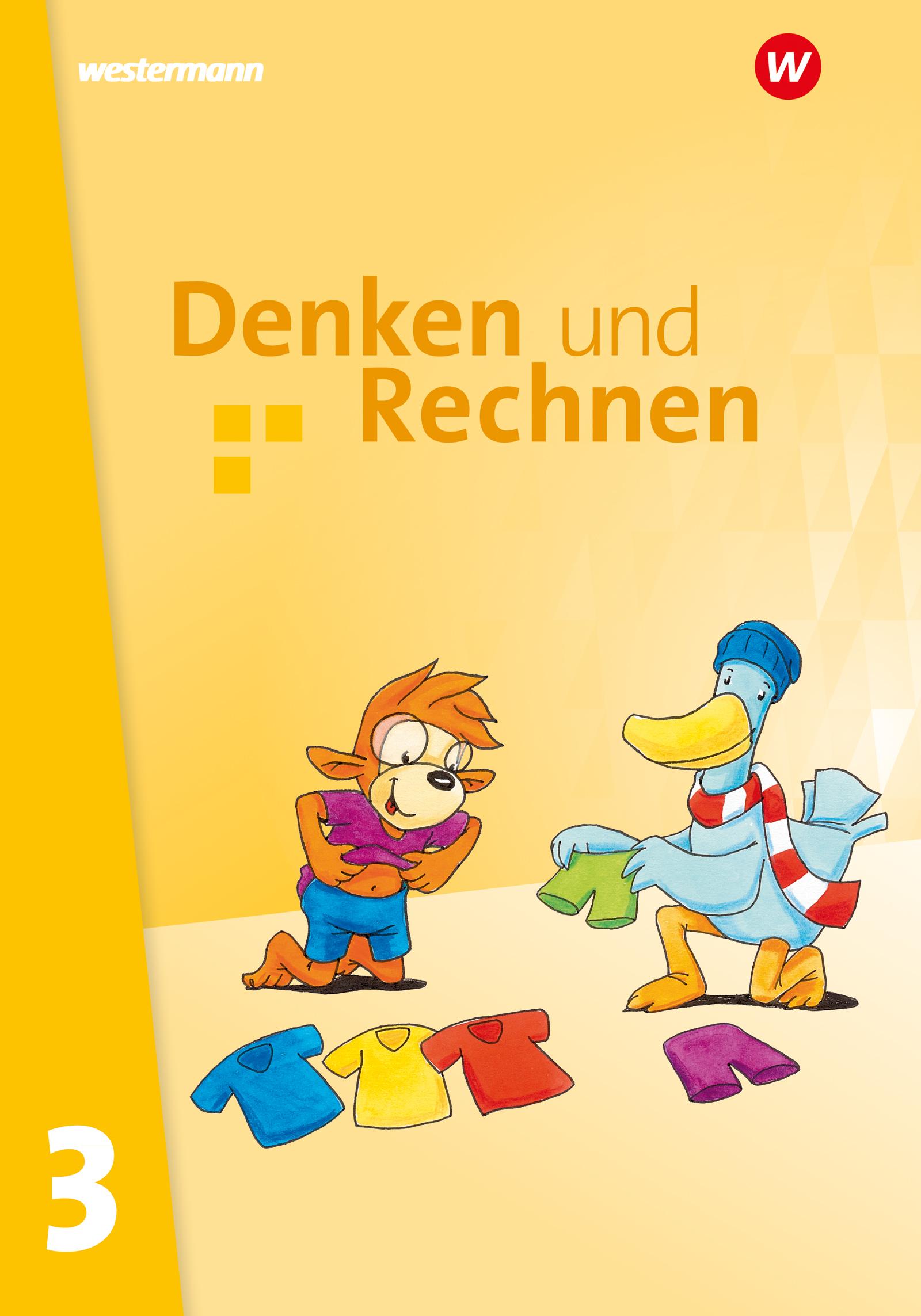Vorderes Coverbild Denken und Rechnen 3. Schulbuch 3 Ausleihversion. Allgemeine Ausgabe