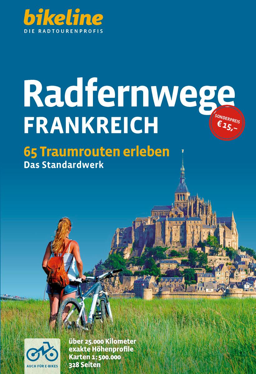 Vorderes Coverbild Radfernwege Frankreich