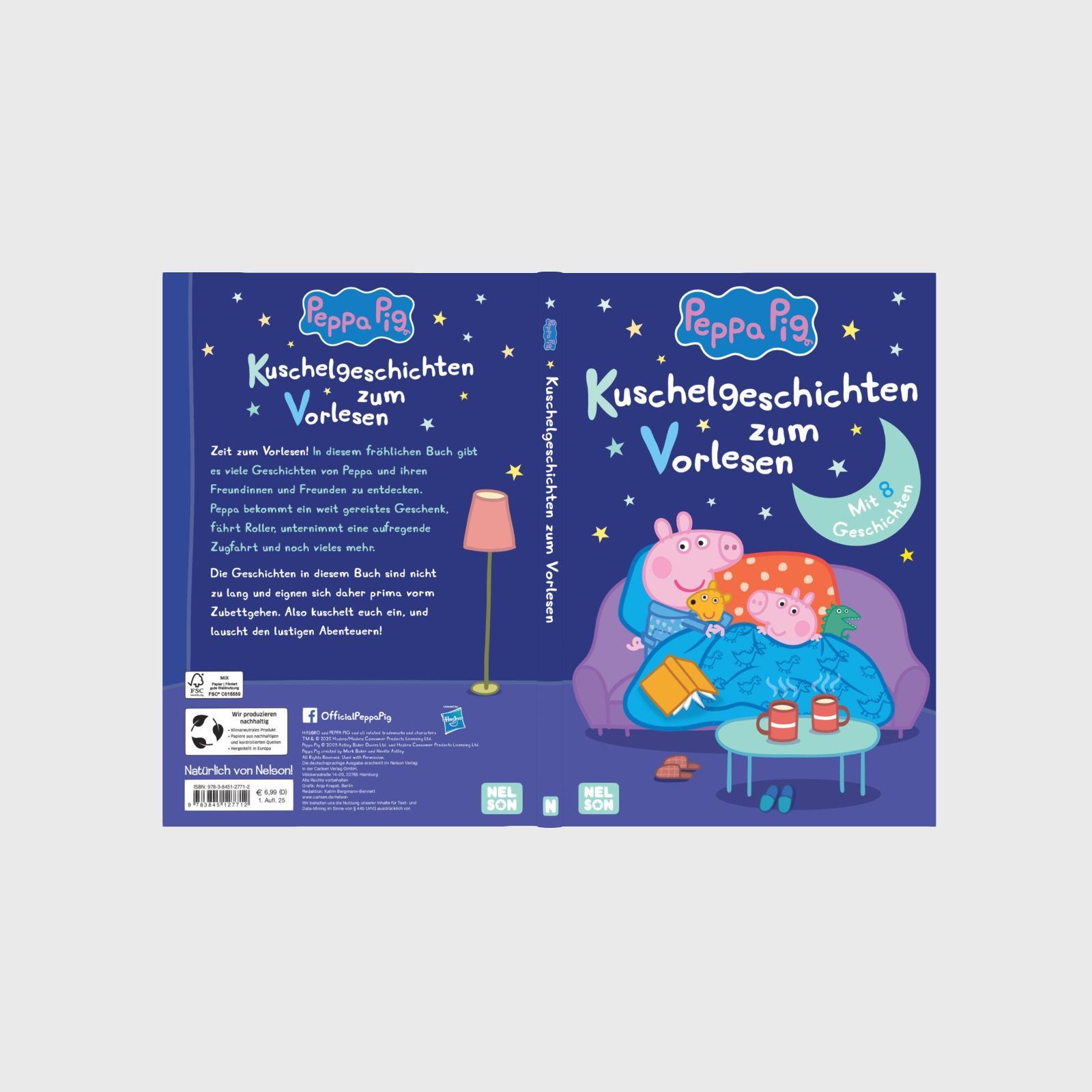 Beispielinhalt (Bild) Peppa Wutz Gutenachtgeschichten: Kuschelgeschichten zum Vorlesen