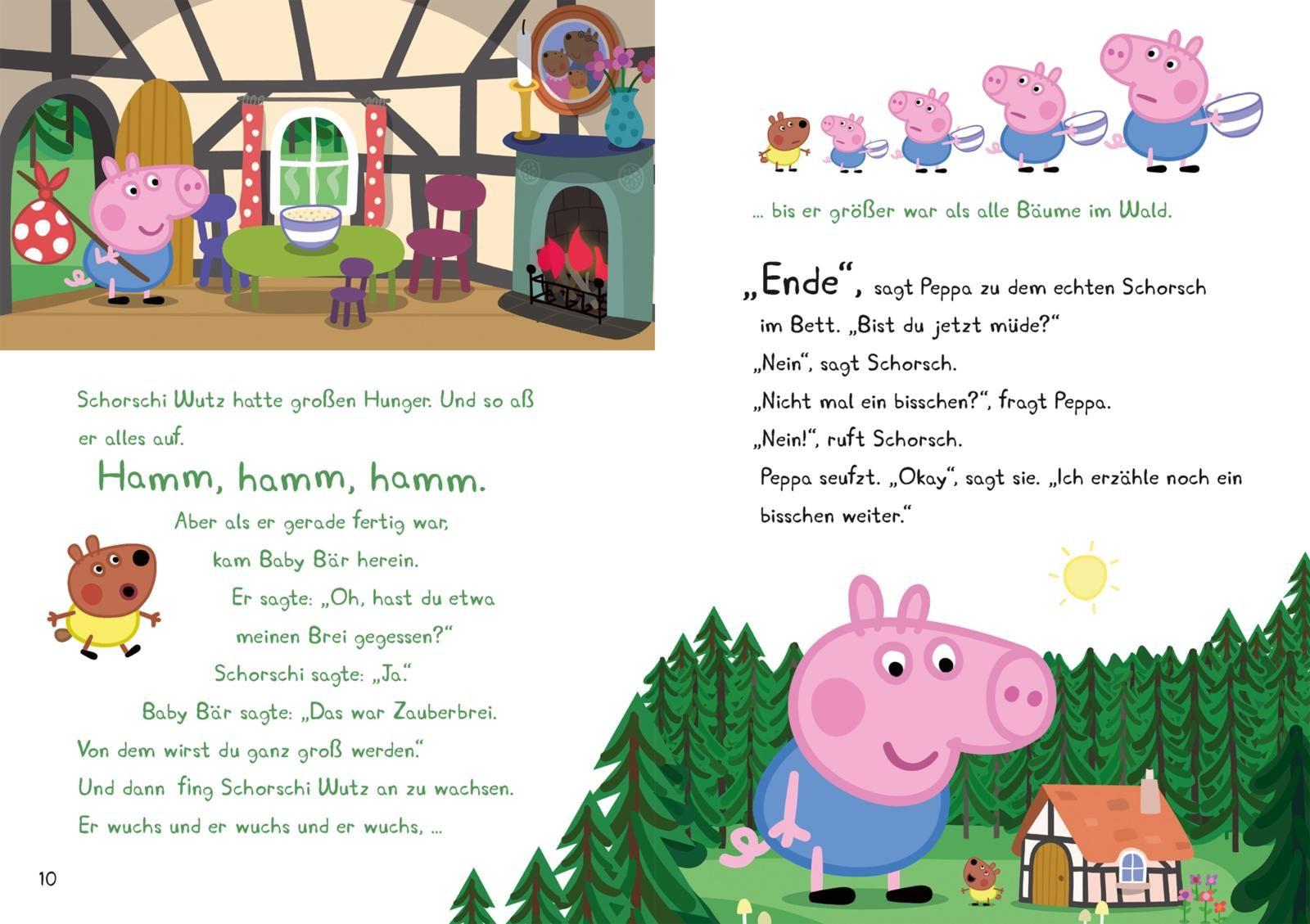 Beispielinhalt (Bild) Peppa Wutz Gutenachtgeschichten: Kuschelgeschichten zum Vorlesen